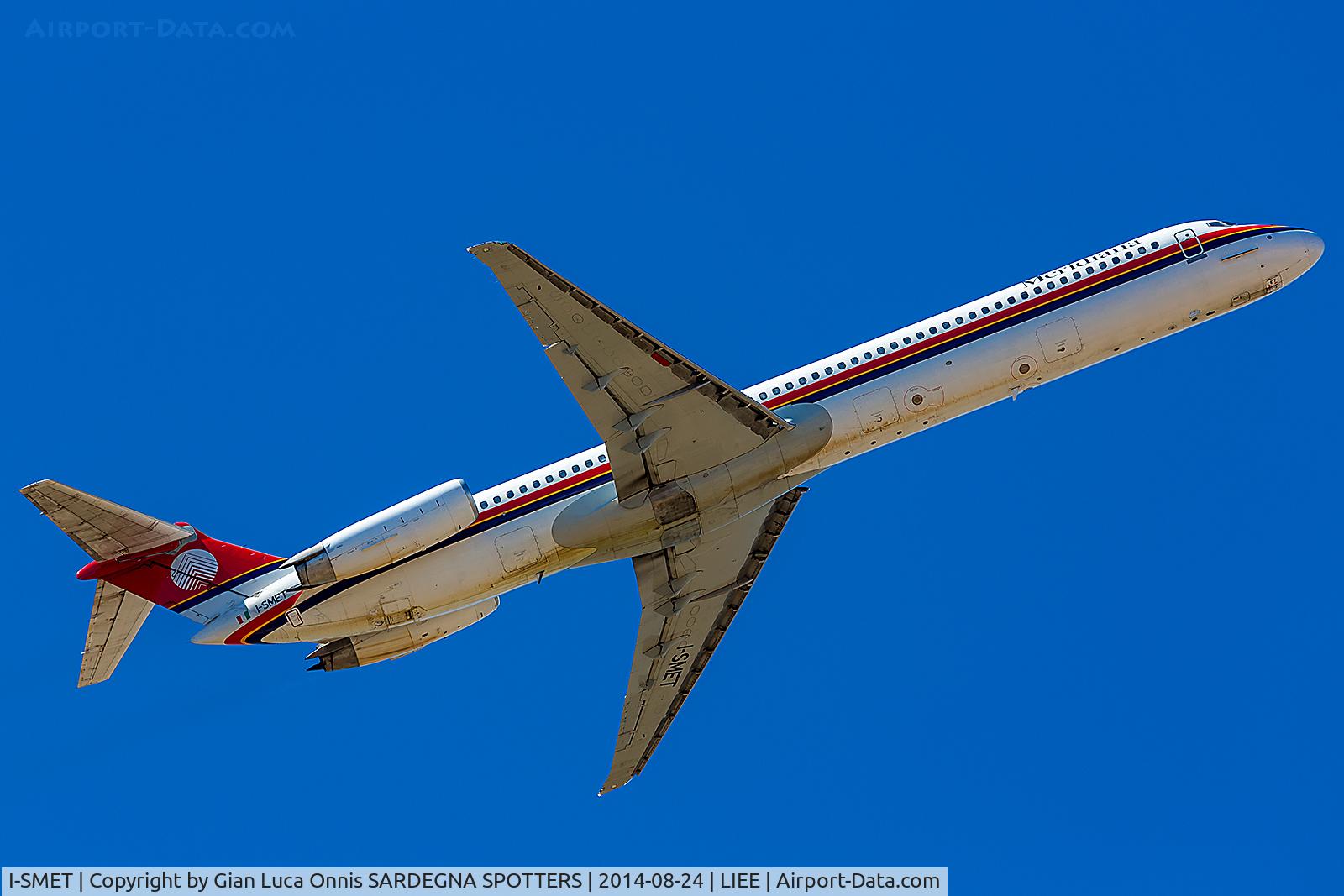 I-SMET, 1987 McDonnell Douglas MD-82 (DC-9-82) C/N 49531, TAKE OFF
