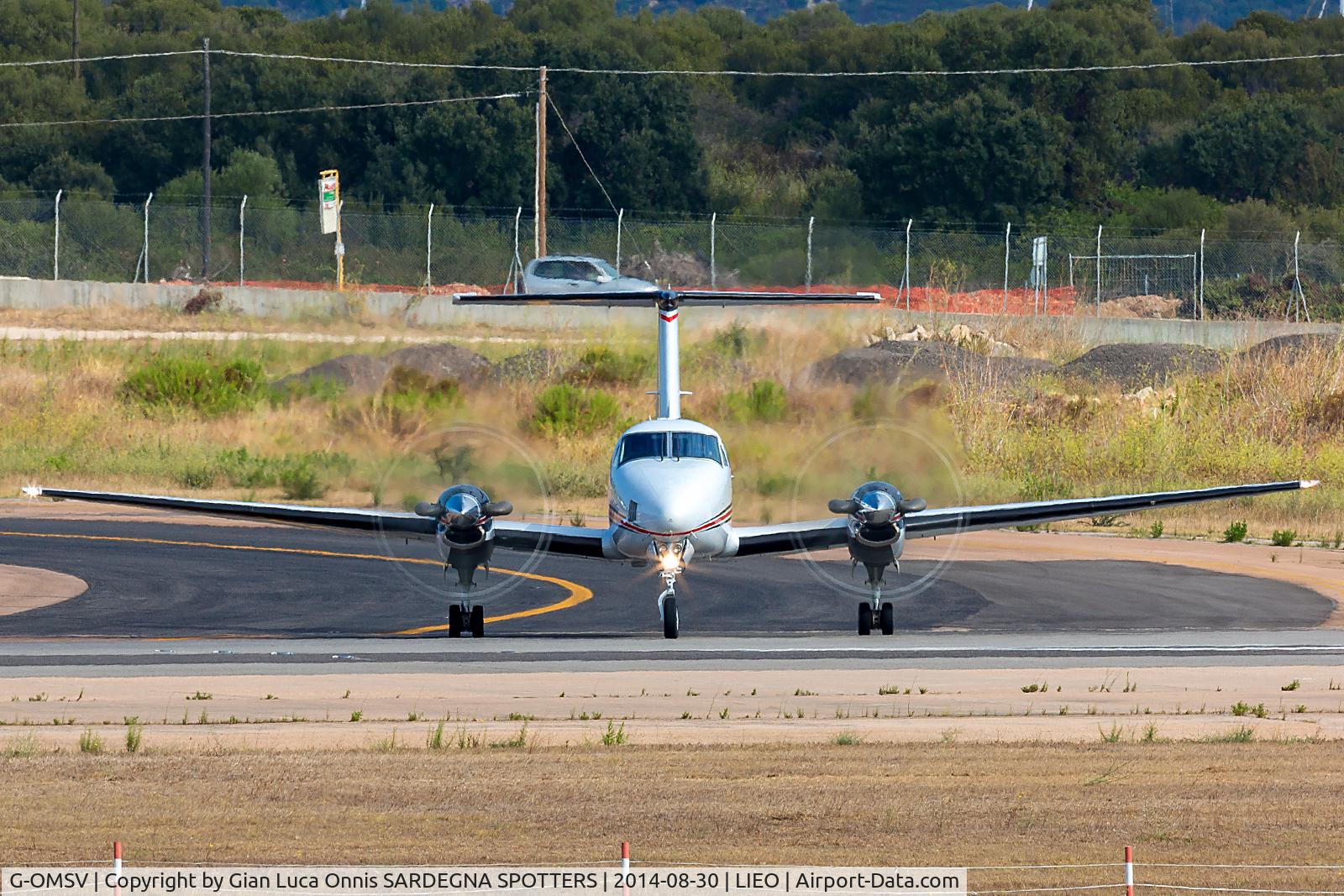 G-OMSV, 2009 Hawker Beechcraft B200GT King Air King Air C/N BY-96, TAKEOFF 23