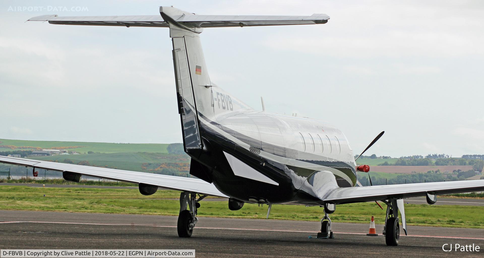 D-FBVB, 2015 Pilatus PC-12/47E C/N 1555, Pictured at Dundee