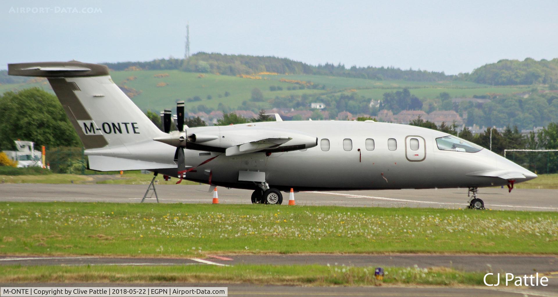 M-ONTE, 2009 Piaggio P-180 Avanti II C/N 1176, Parked at Dundee