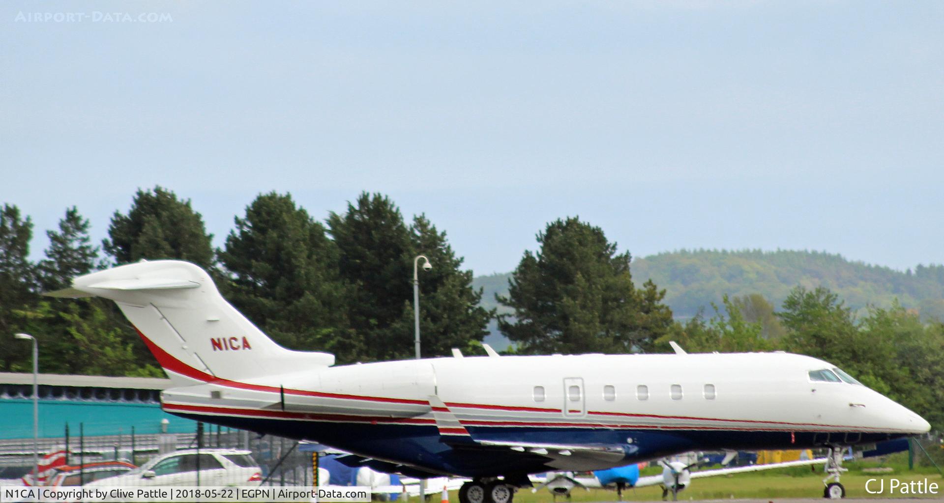 N1CA, 2012 Bombardier Challenger 300 (BD-100-1A10) C/N 20360, Parked at Dundee