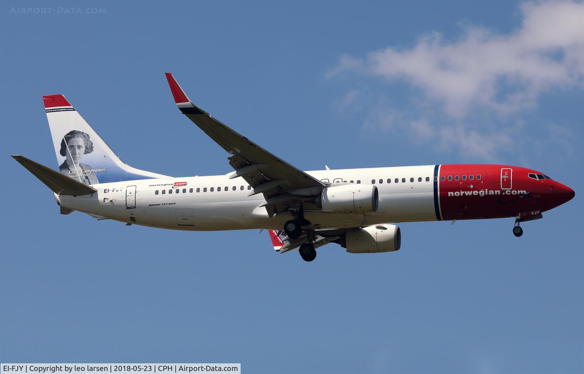 EI-FJY, 2016 Boeing 737-8JP C/N 42272, Copenhagen 23.5.2018