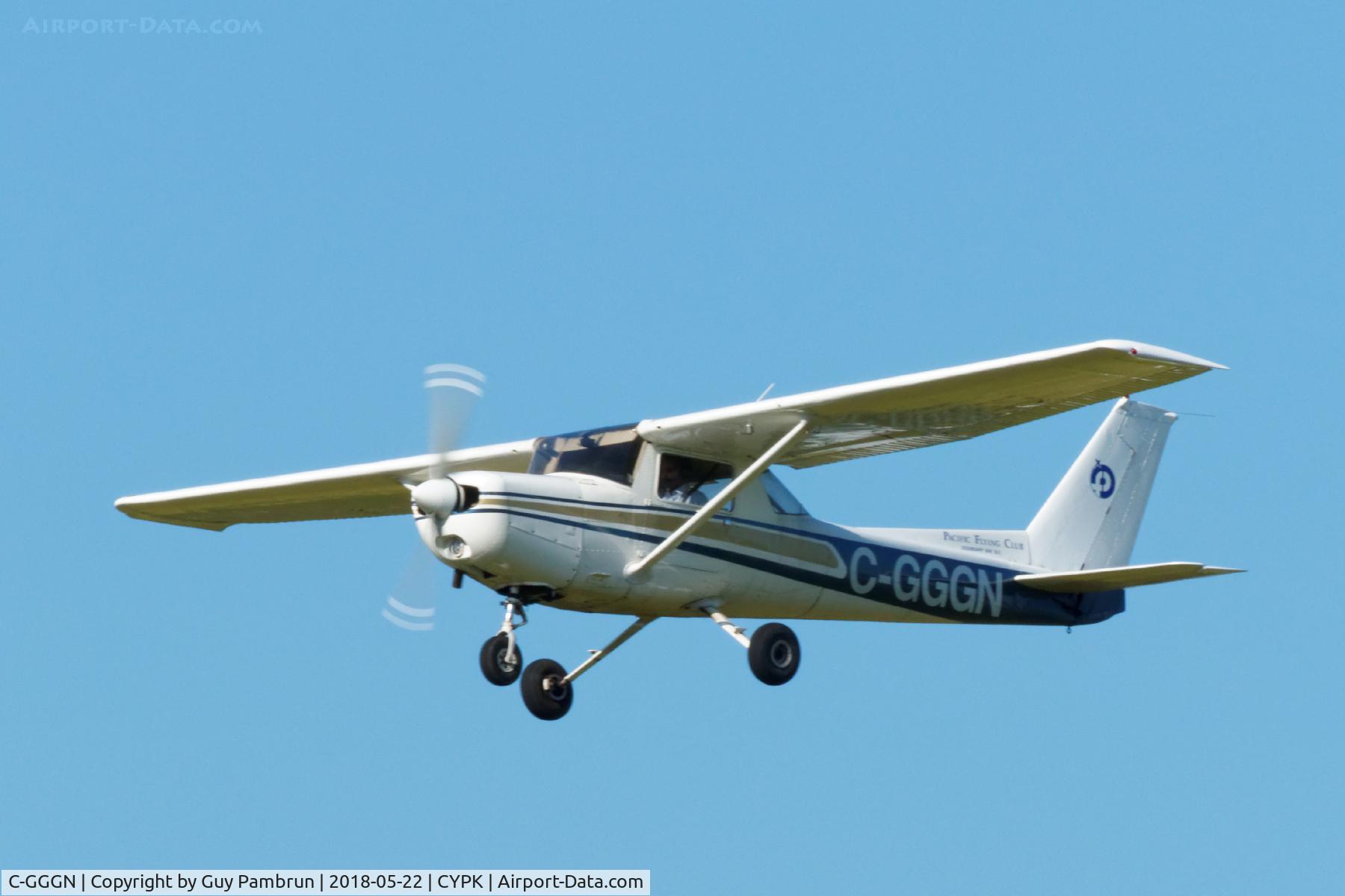 C-GGGN, 1980 Cessna 152 C/N 15284382, Landing