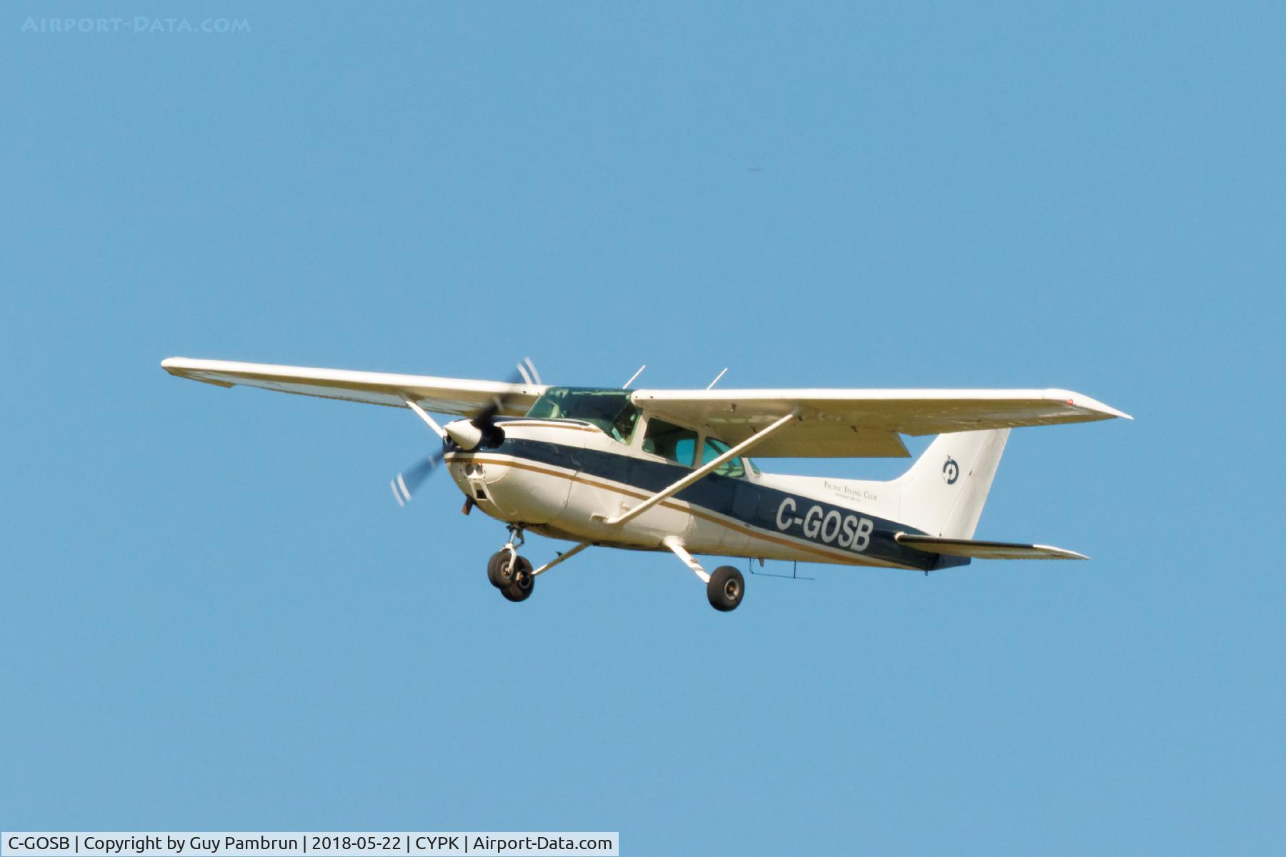 C-GOSB, 1981 Cessna 172P C/N 17274984, Landing