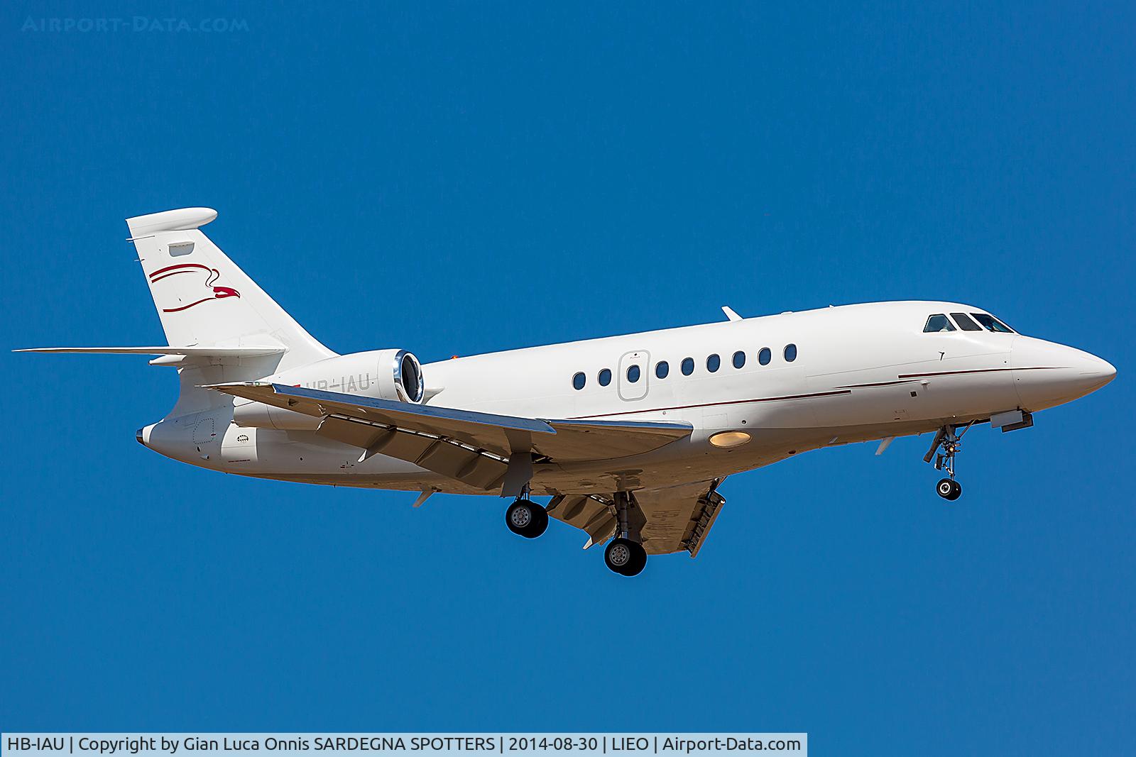 HB-IAU, 2003 Dassault Falcon 2000EX C/N 14, LANDING 05