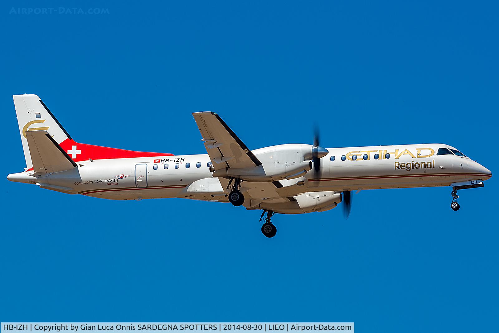 HB-IZH, 1994 Saab 2000 C/N 2000-011, LANDING 05