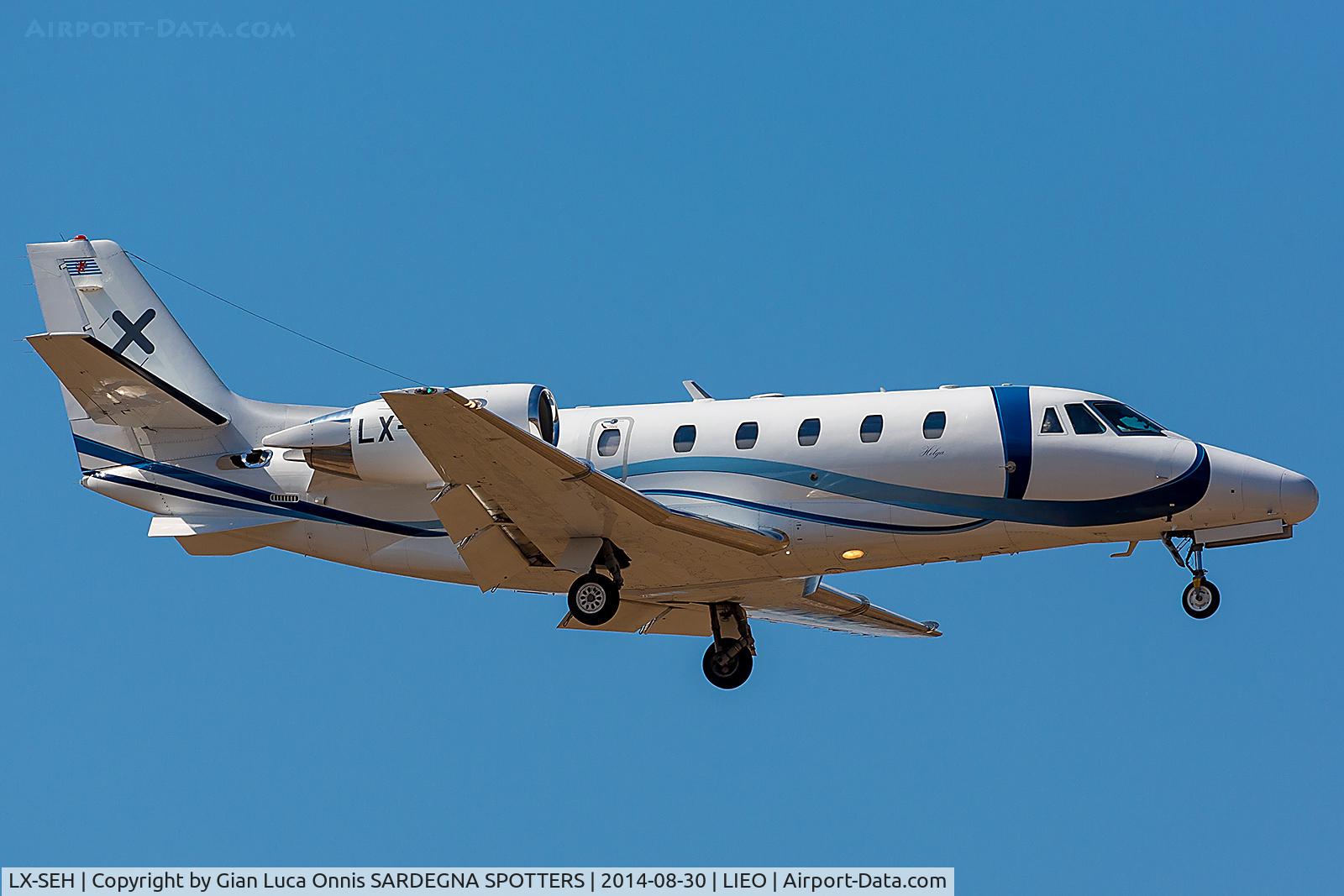 LX-SEH, 2008 Cessna 560XLS Citation Excel C/N 560-5755, LANDING 05