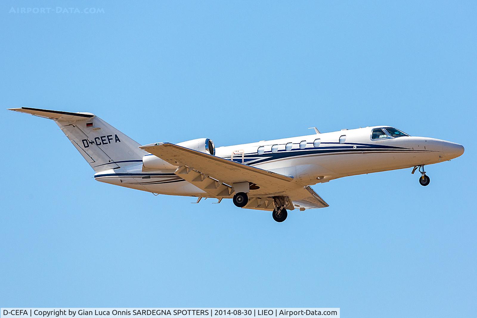 D-CEFA, 2011 Cessna 525C CitationJet CJ4 C/N 525C-0044, LANDING 05