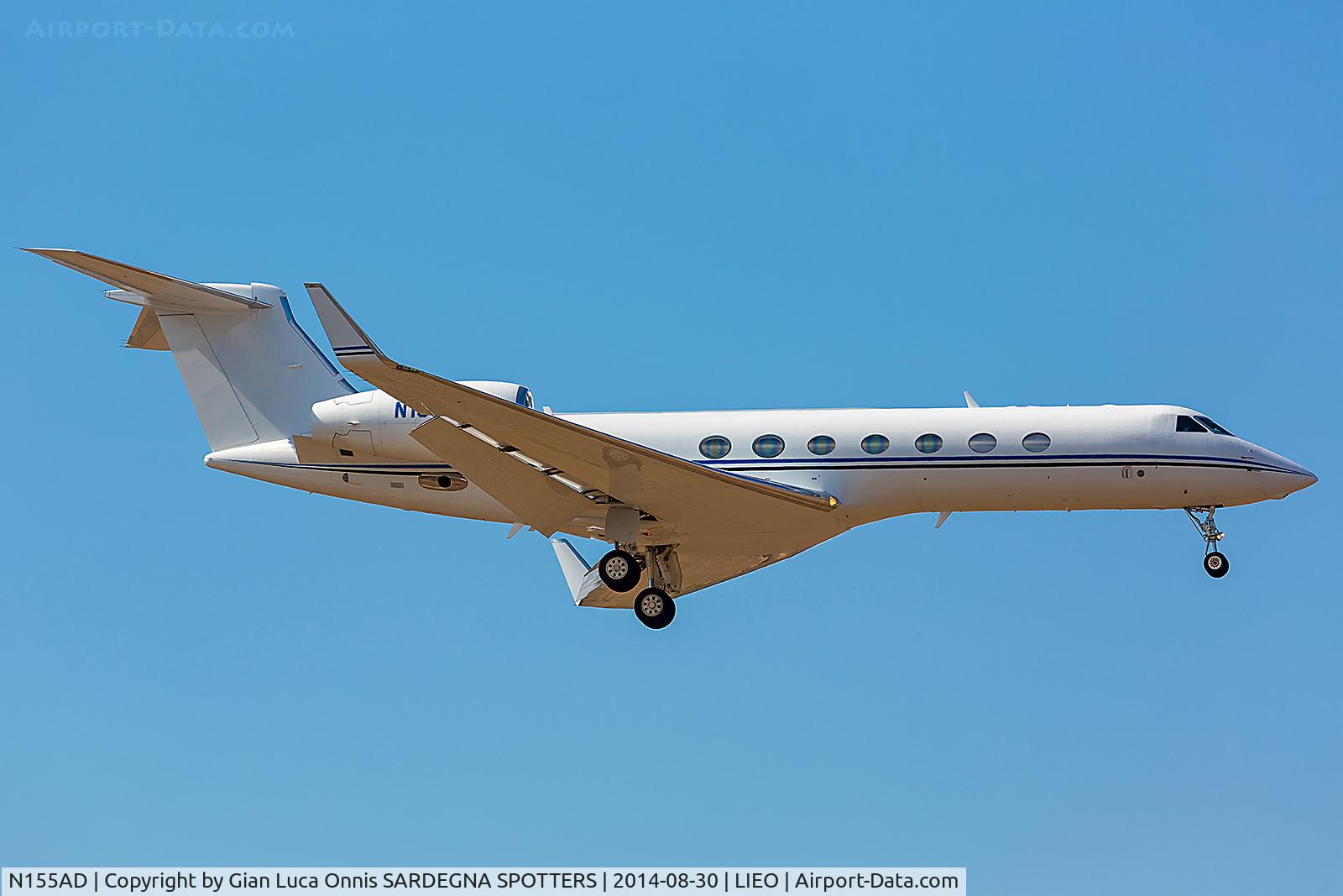 N155AD, 2003 Gulfstream Aerospace V-SP G550 C/N 5029, LANDING 05
