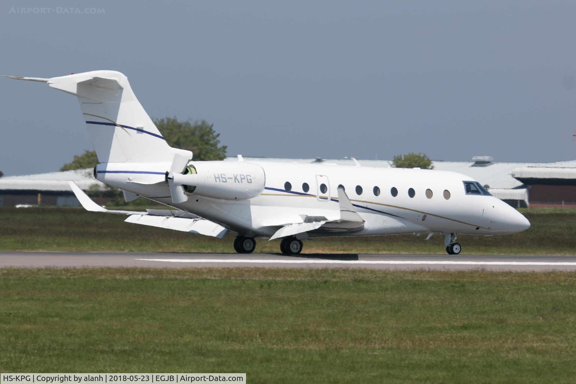 HS-KPG, 2015 Israel Aircraft Industries Gulfstream G280 C/N 2084, Arriving at Guernsey, reportedly for a reg change
