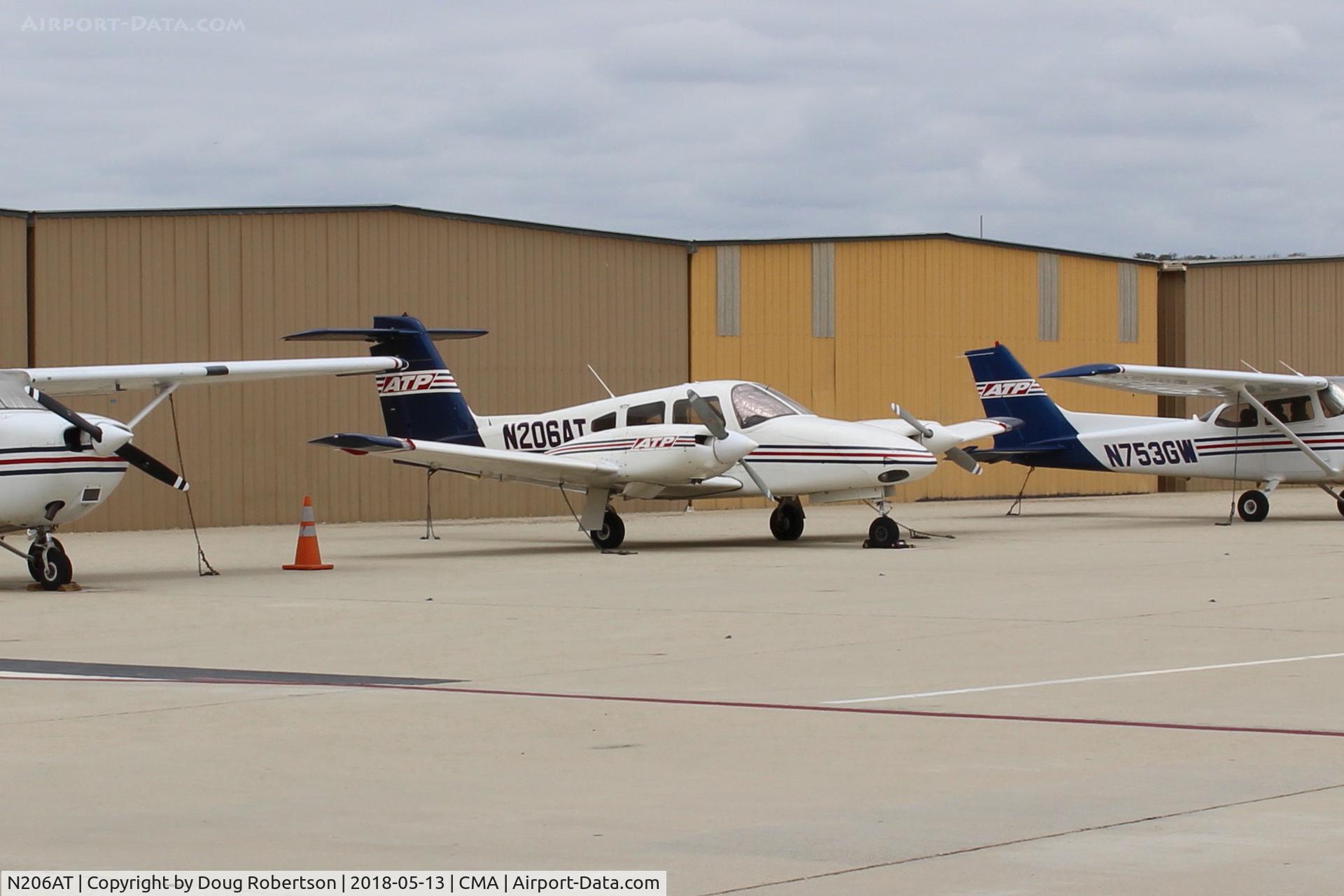N206AT, 2000 Piper PA-44-180 Seminole C/N 4496036, 2000 Piper PA-44-180 SEMINOLE, two Lycoming O&VO-360 180 Hp each