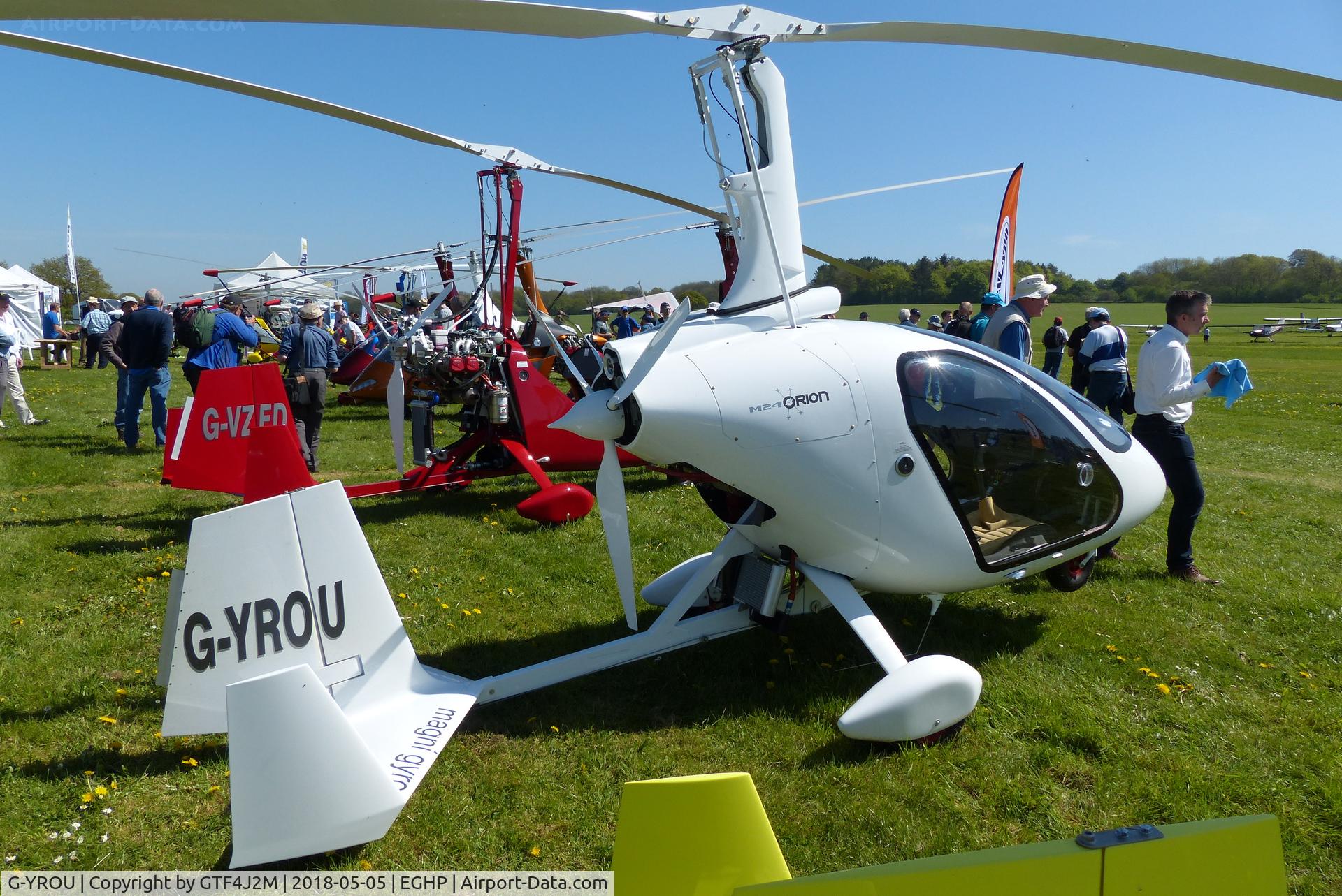 G-YROU, 2017 Magni Gyro M-24C Orion C/N 24-17-1064, G-YROU at Popham 5May18