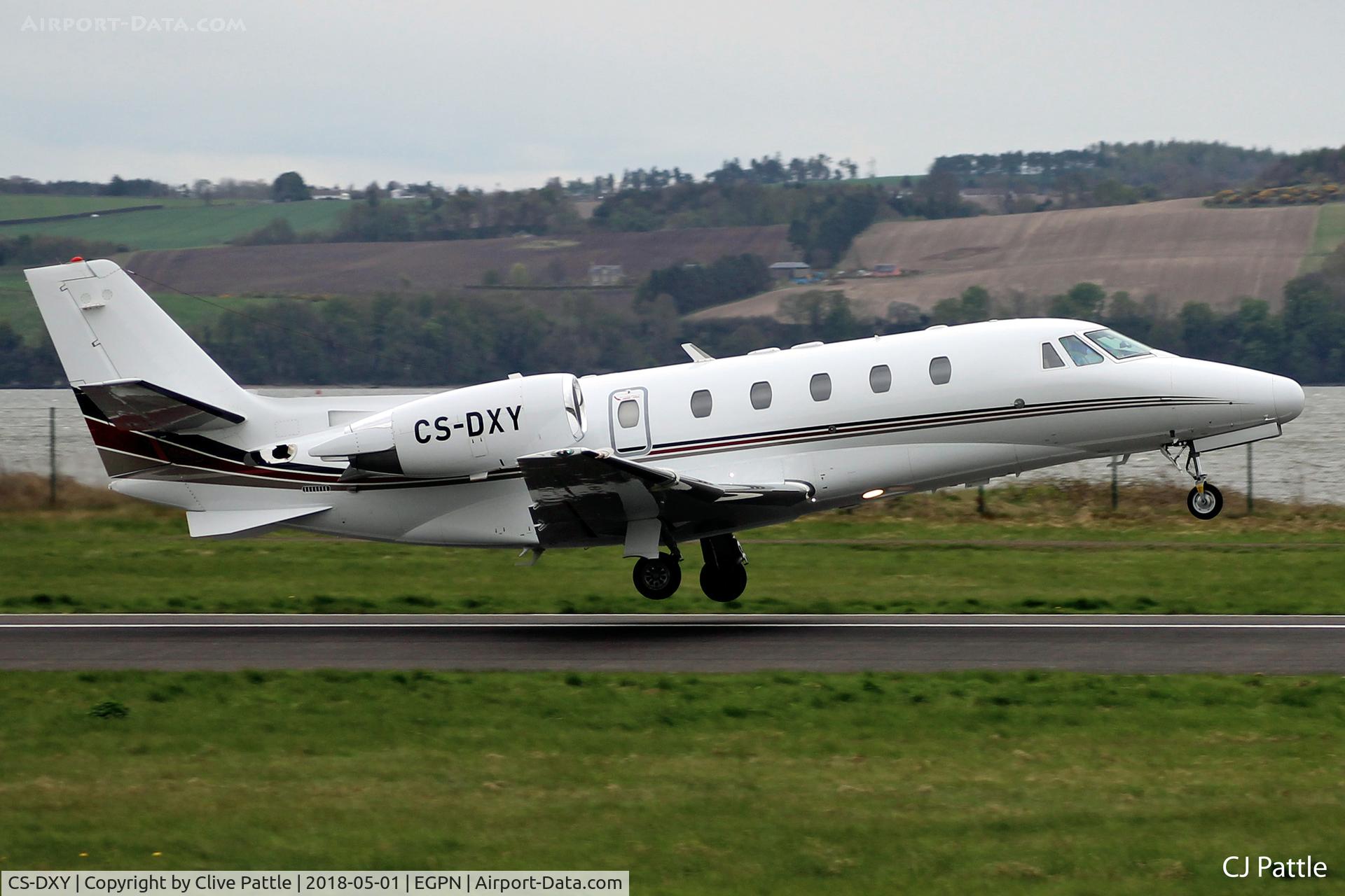 CS-DXY, 2008 Cessna 560 Citation Excel XLS C/N 560-5791, In action at Dundee