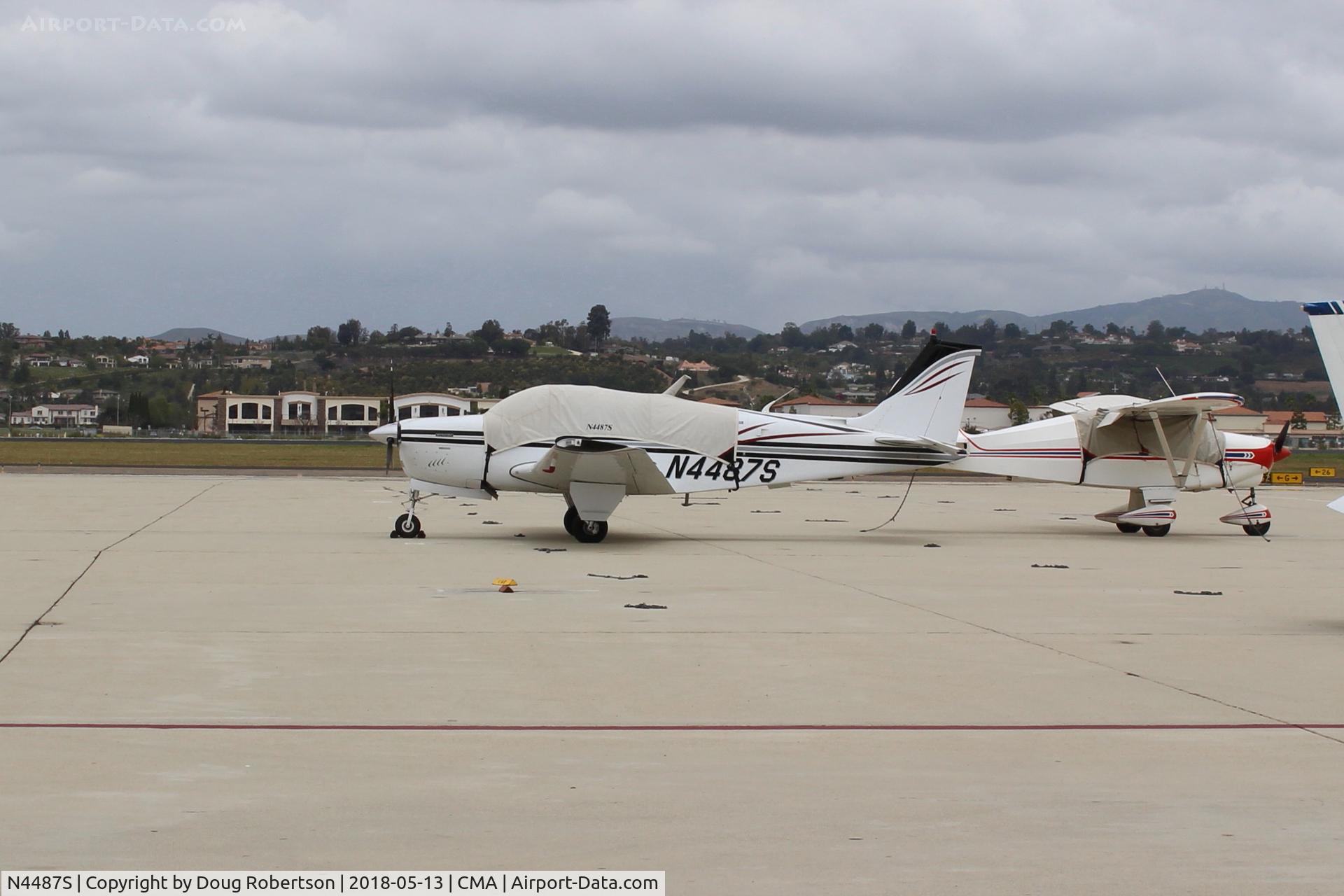 N4487S, 1975 Beech A36 Bonanza 36 C/N E-708, 1975 Beech A36 BONANZA, Continental IO-520-BA 285 Hp