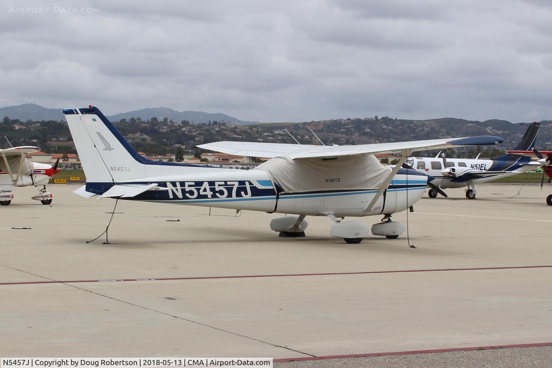 N5457J, 1980 Cessna 172N C/N 17273803, 1980 Cessna 172N SKYHAWK, Lycoming O-320-H2AD 160 Hp