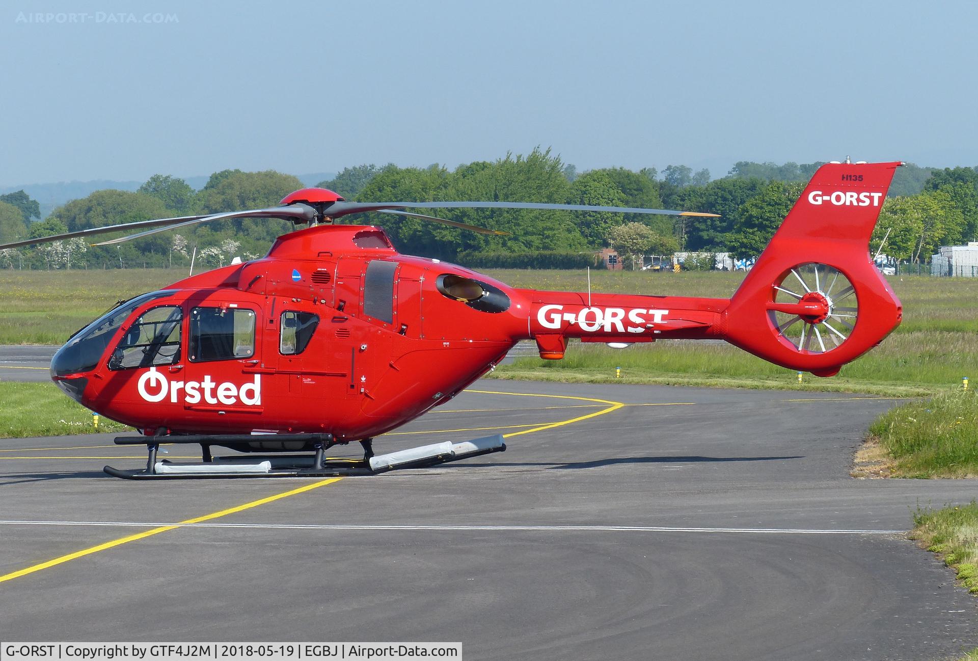 G-ORST, 2017 Airbus Helicopters EC-135T-3 C/N 1269, G-ORST at Staverton 19May18