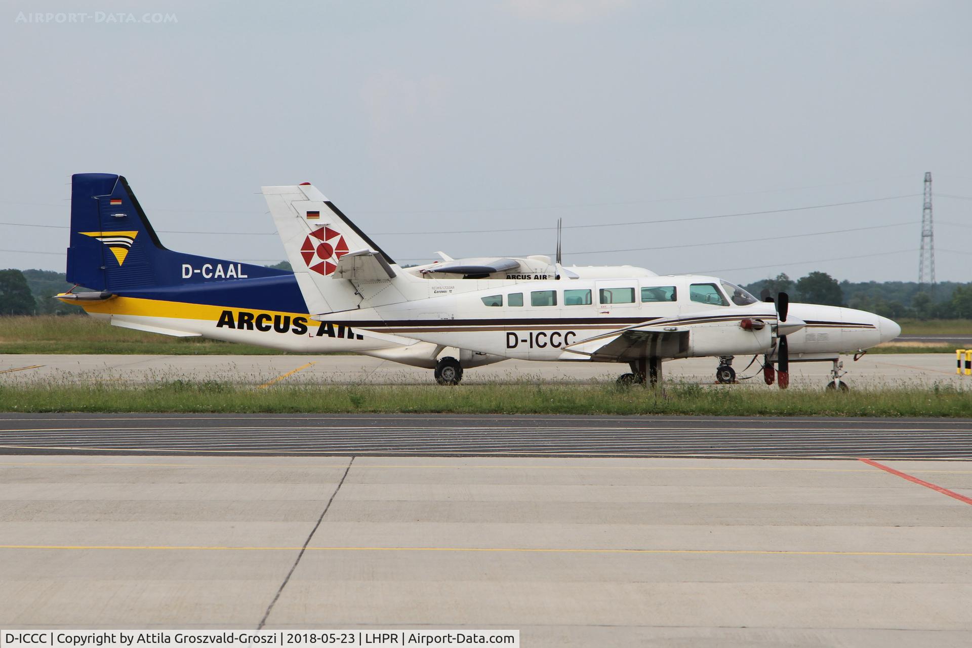 D-ICCC, 1990 Reims F406 Caravan II C/N F406-0050, LHPR - Györ-Pér Airport, Hungary