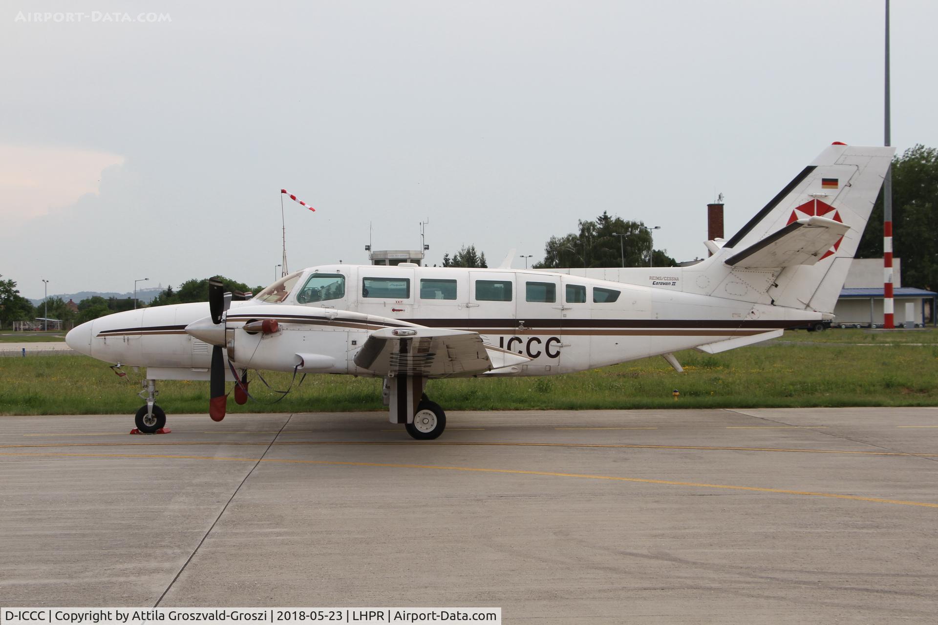 D-ICCC, 1990 Reims F406 Caravan II C/N F406-0050, LHPR - Györ-Pér Airport, Hungary