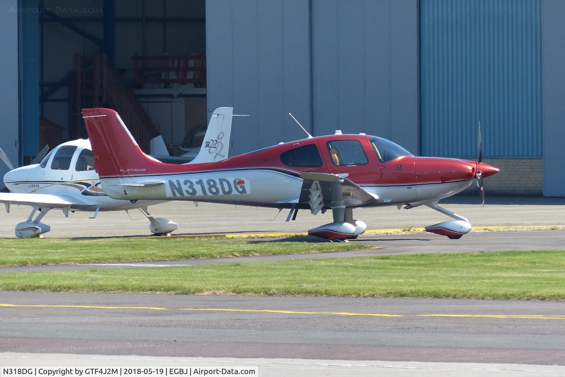 N318DG, 2018 Cirrus SR22T C/N 1712, N318DG at Staverton 19May18