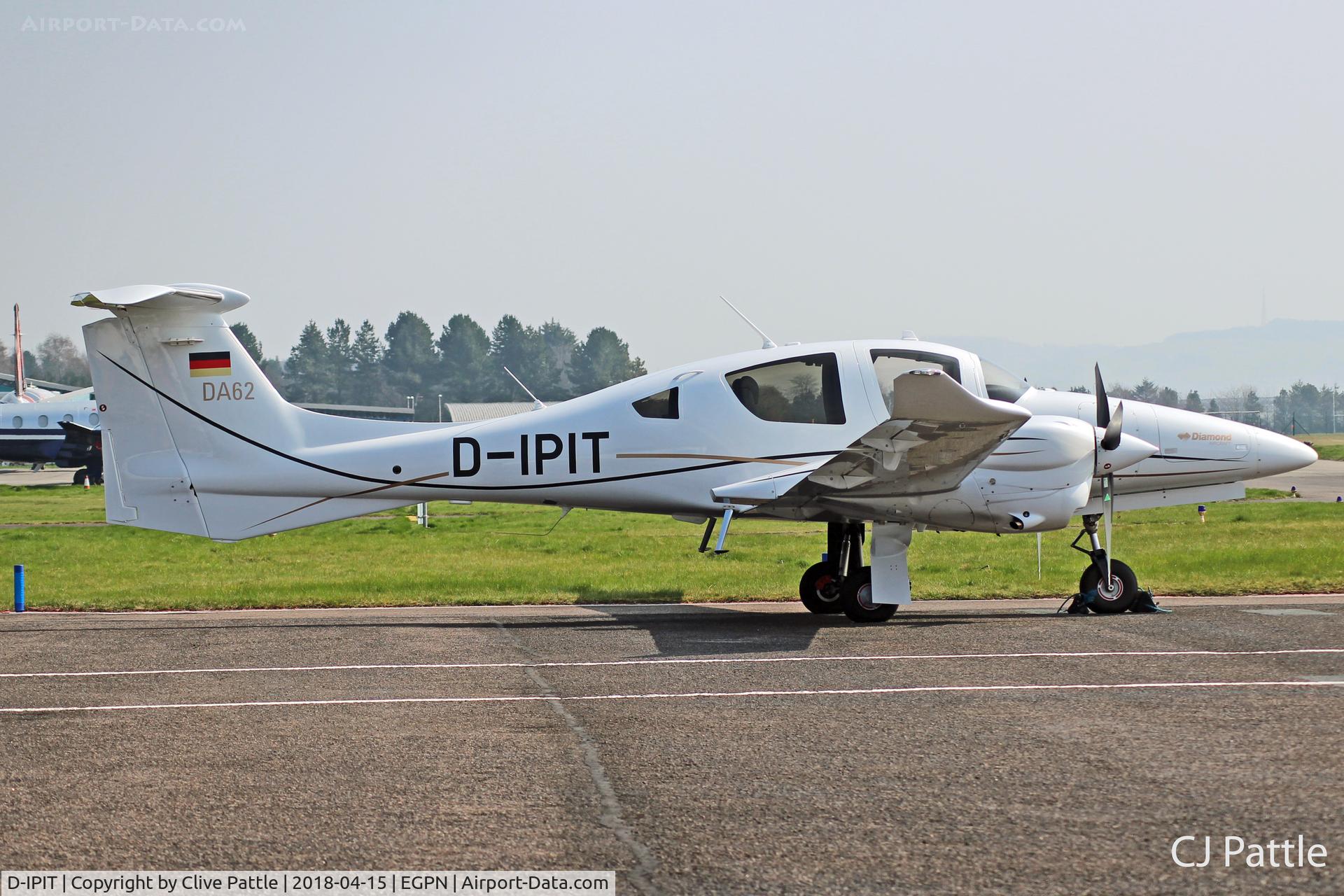D-IPIT, 2016 Diamond DA-62 C/N 62.028, Parked at Dundee