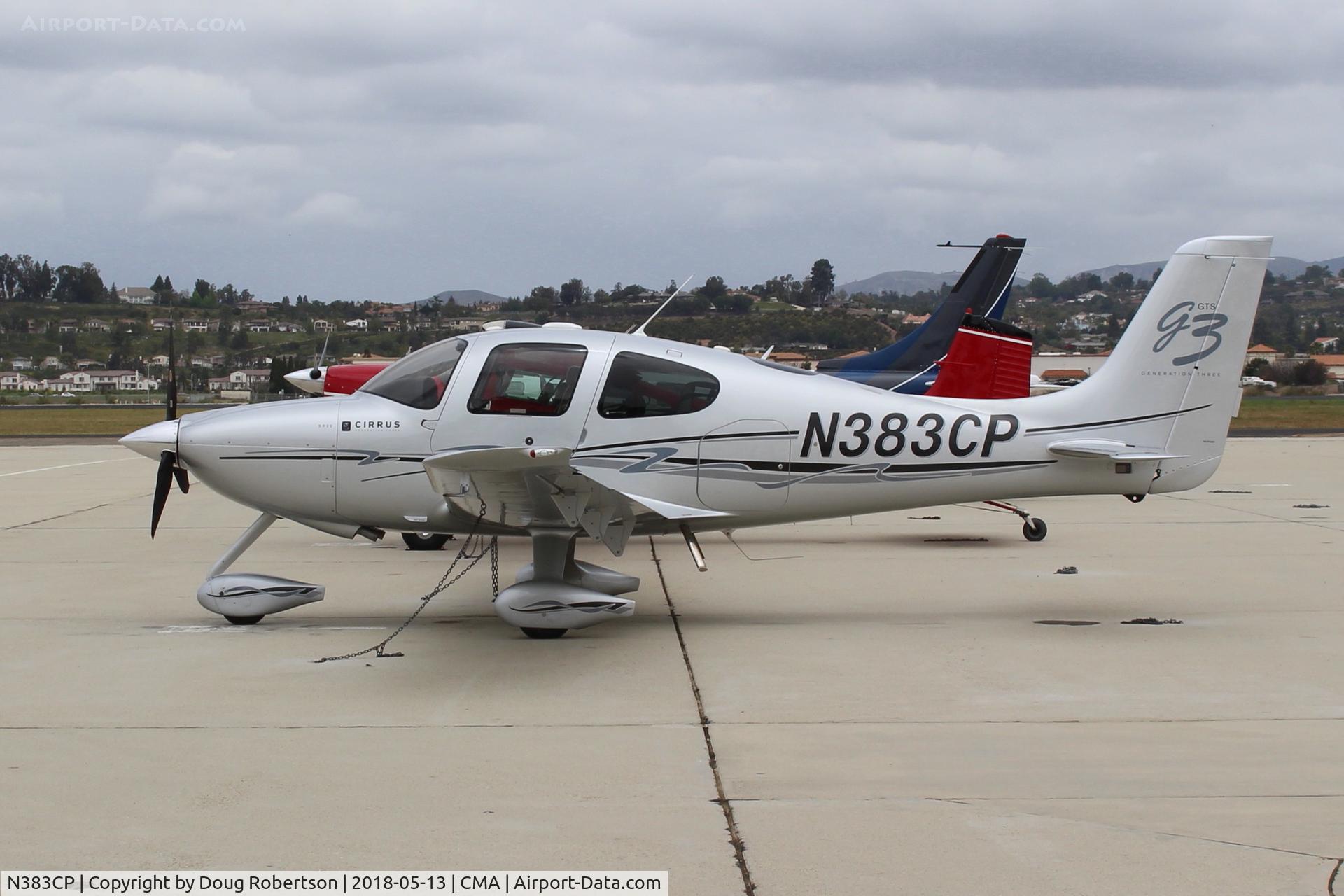 N383CP, 2008 Cirrus SR22 G3 GTS C/N 3067, 2008 CIRRUS SR22-G3 GTS, Continental IO-550-N 300 Hp