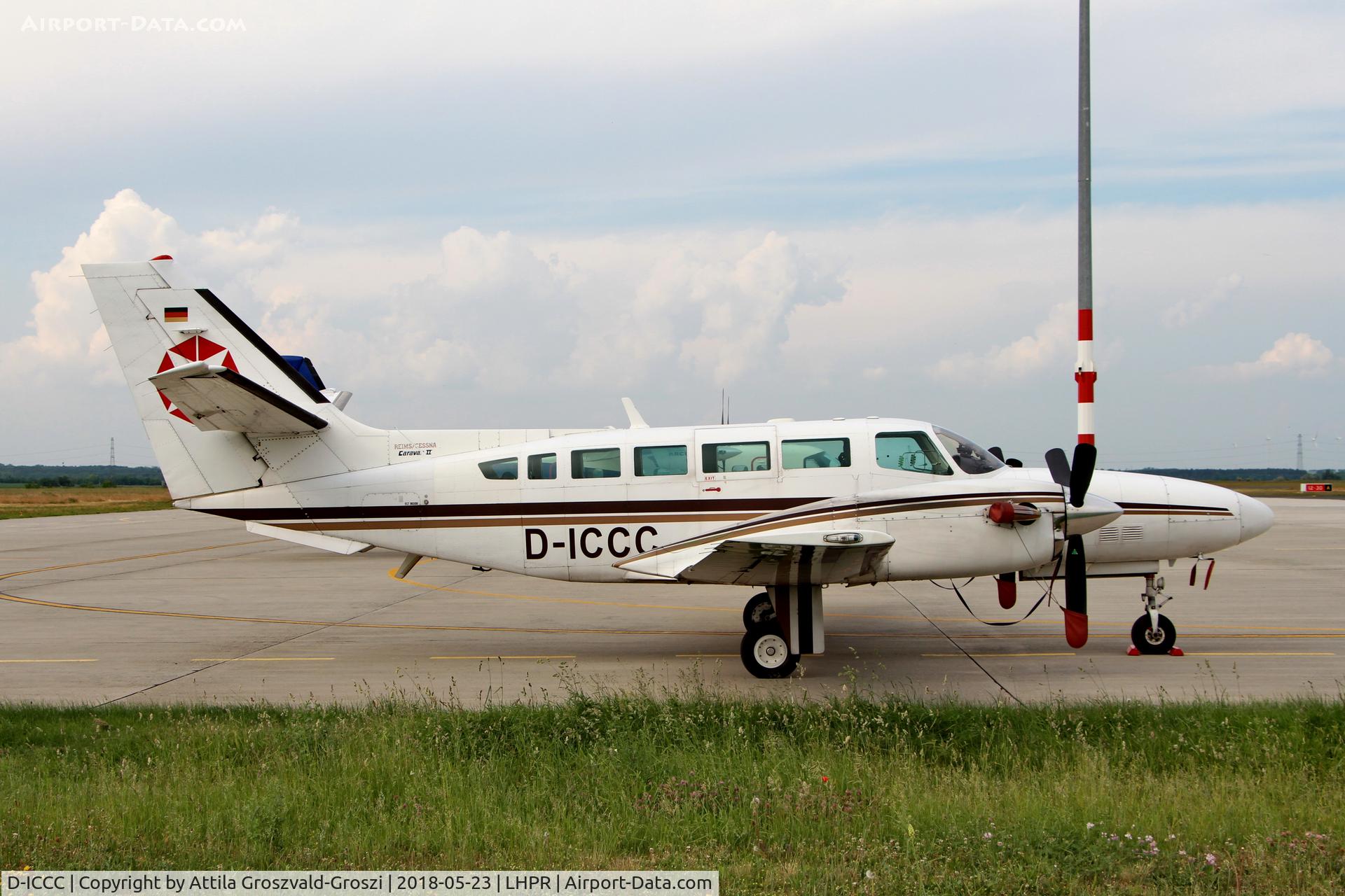 D-ICCC, 1990 Reims F406 Caravan II C/N F406-0050, LHPR - Györ-Pér Airport, Hungary
