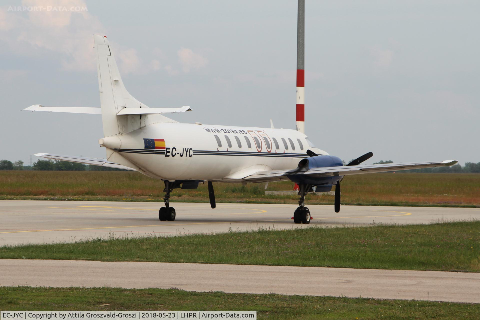 EC-JYC, 1979 Swearingen SA-226TC Metro II C/N TC-303, LHPR - Györ-Pér Airport, Hungary