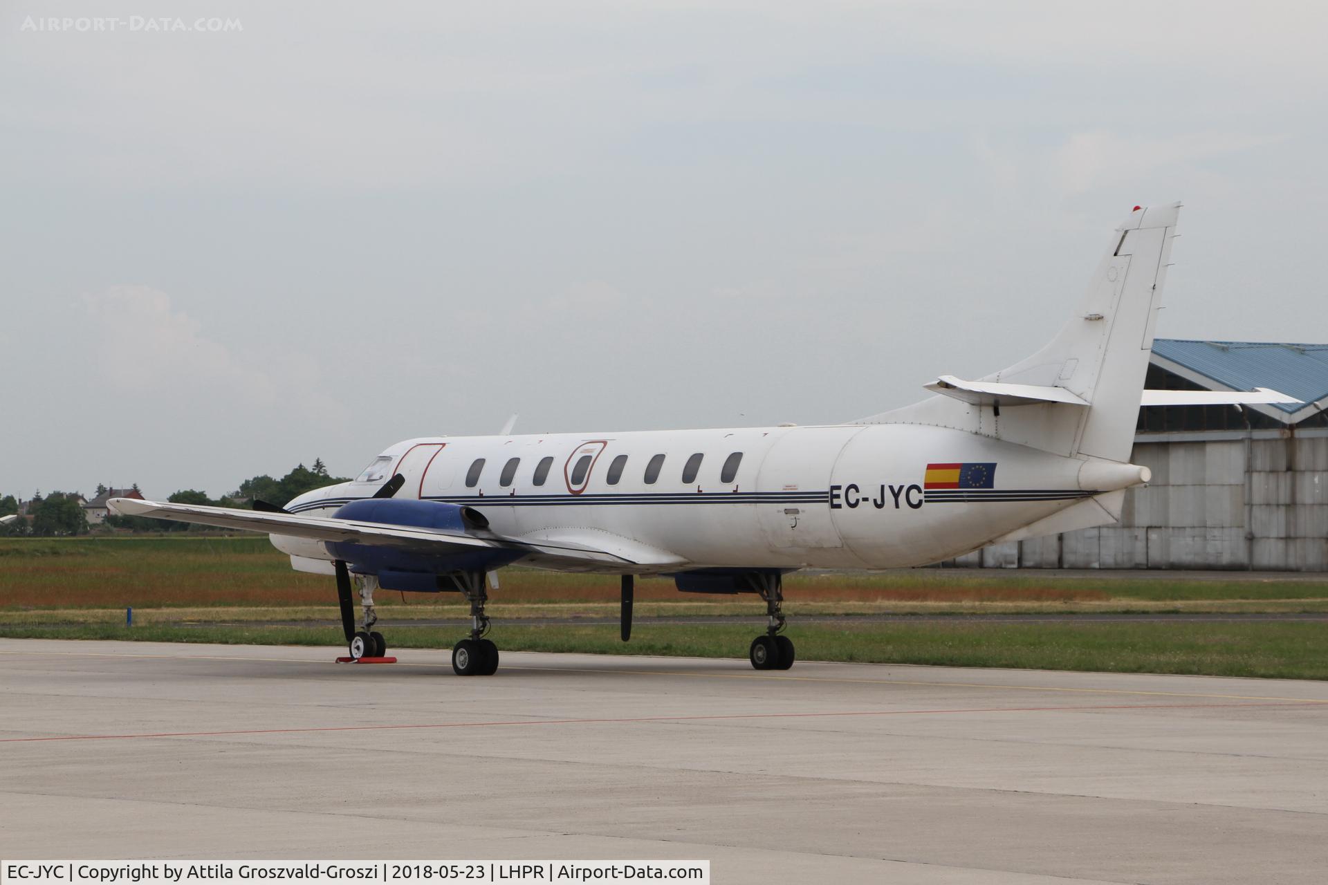 EC-JYC, 1979 Swearingen SA-226TC Metro II C/N TC-303, LHPR - Györ-Pér Airport, Hungary