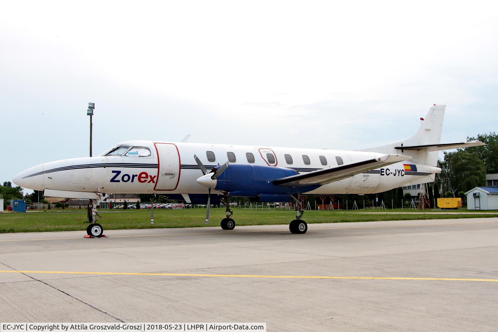 EC-JYC, 1979 Swearingen SA-226TC Metro II C/N TC-303, LHPR - Györ-Pér Airport, Hungary