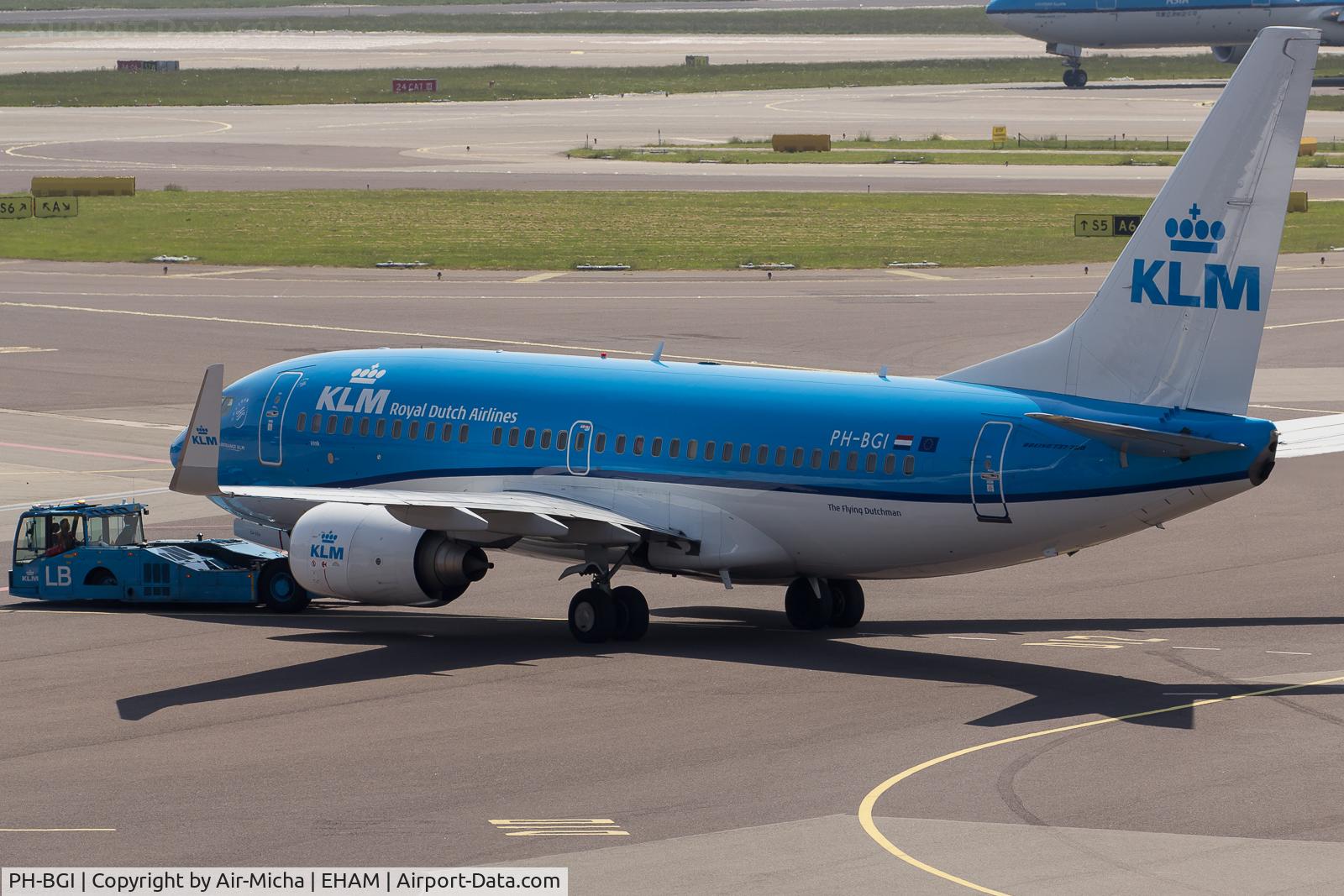 PH-BGI, 2010 Boeing 737-7K2 C/N 30364, KLM Royal Dutch Airlines