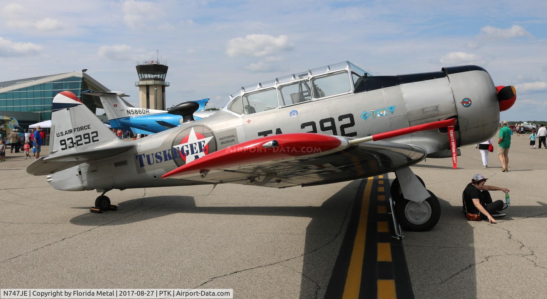 N747JE, 1958 North American AT-6G Texan C/N 168-394 (49-3292), AT-6G