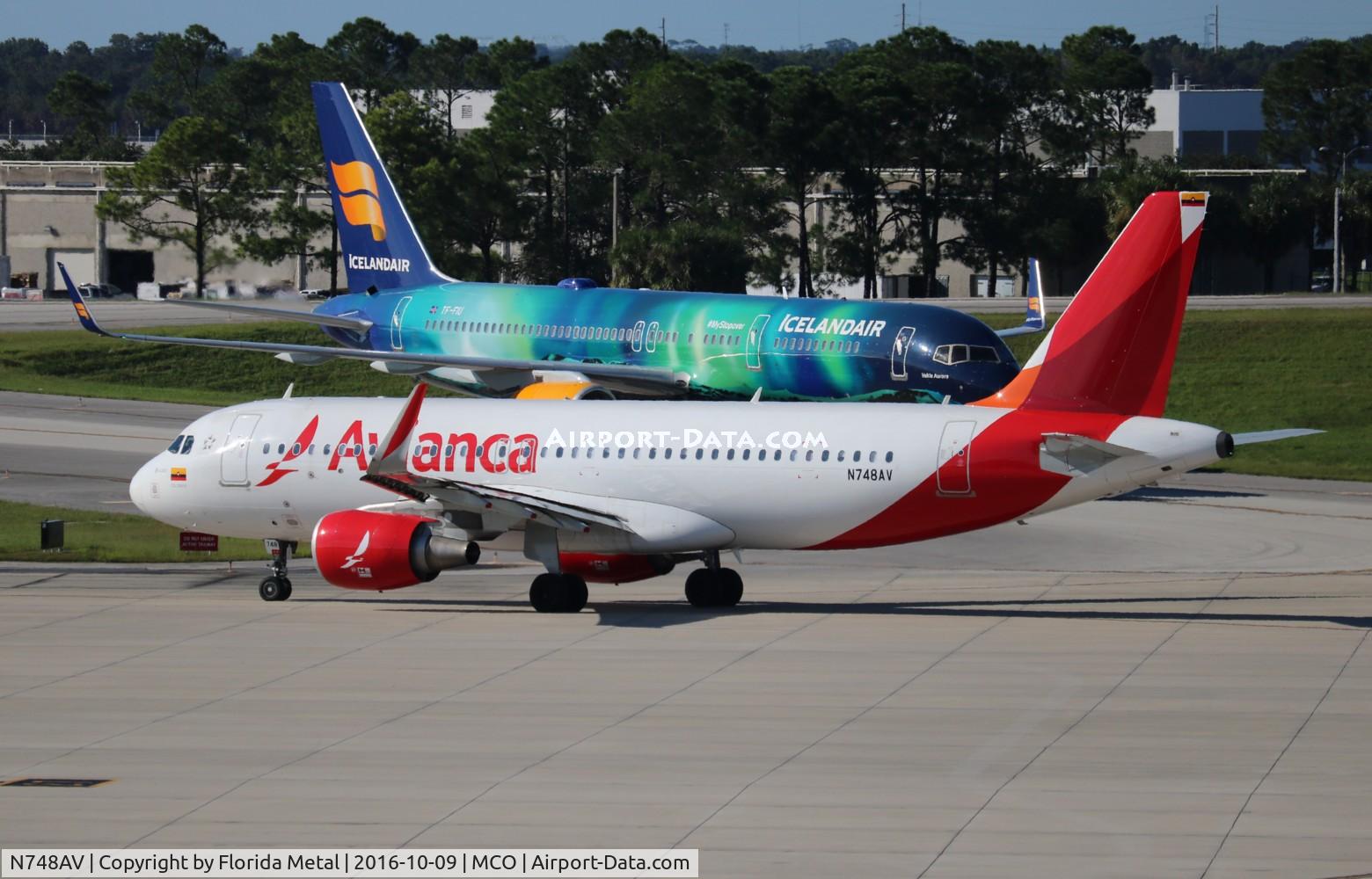 N748AV, 2015 Airbus A320-214 C/N 6862, Avianca