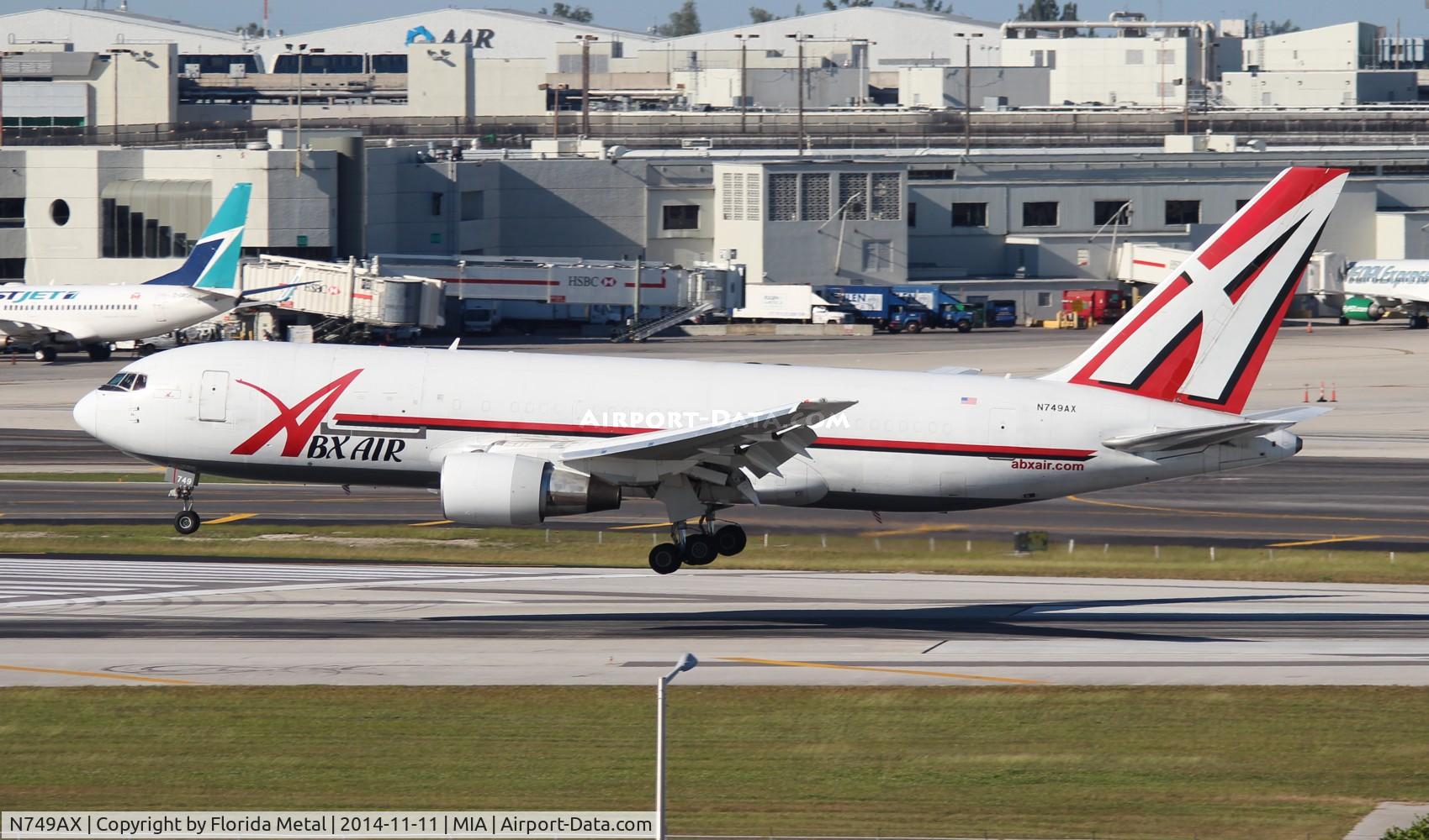 N749AX, 1984 Boeing 767-232(BDSF) C/N 22226, ABX 767-200