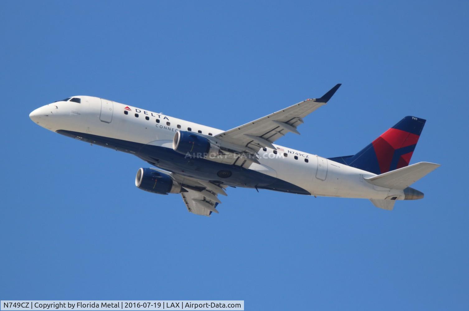N749CZ, Embraer 170LR (ERJ-170-100LR) C/N 17000227, Delta Connection