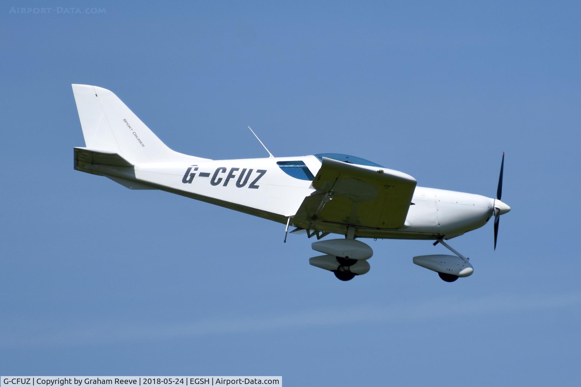 G-CFUZ, 2009 CZAW SportCruiser C/N PFA 338-14664, Landing at Norwich.