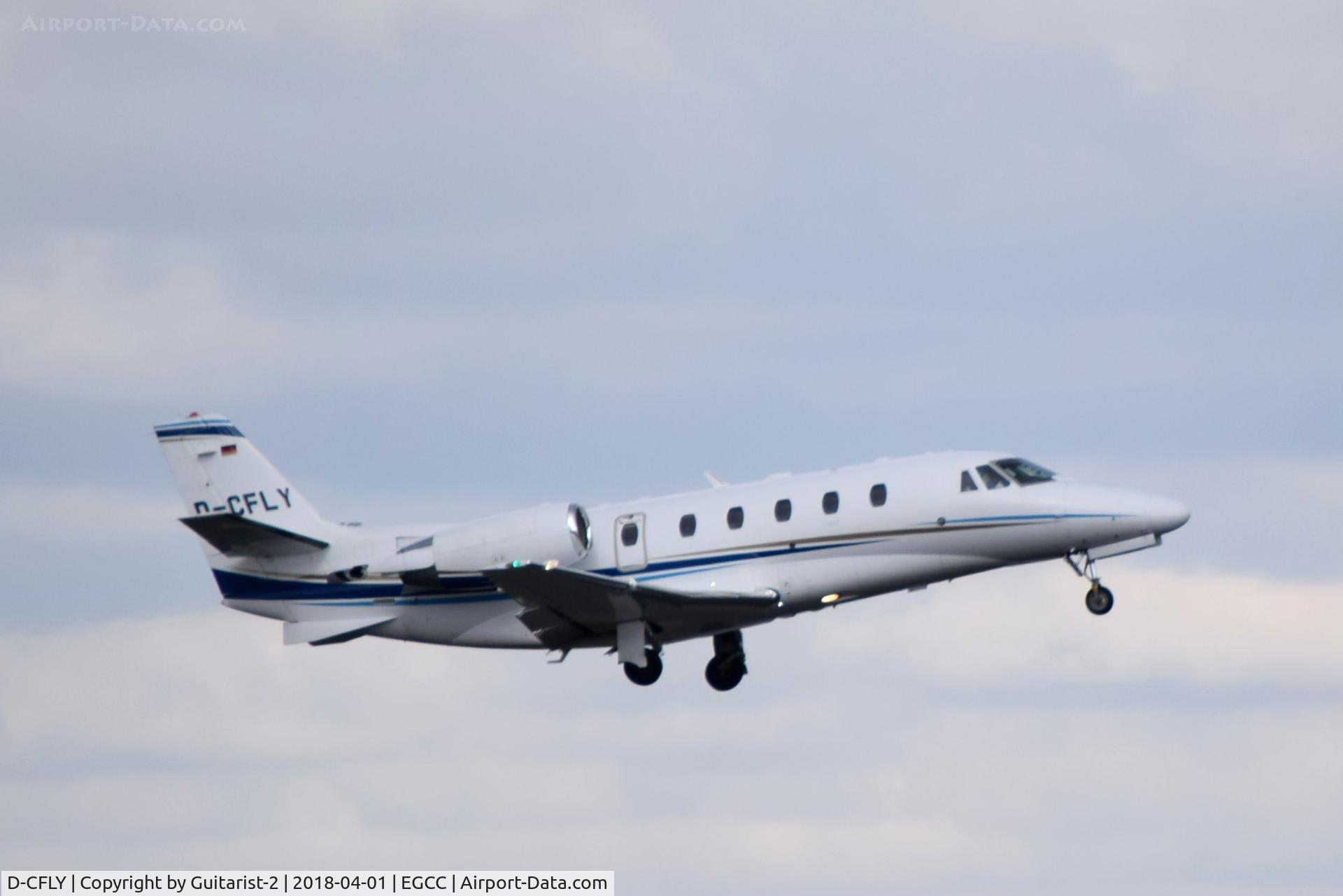D-CFLY, 2009 Cessna 560 Citation XLS+ C/N 560-6014, At Manchester