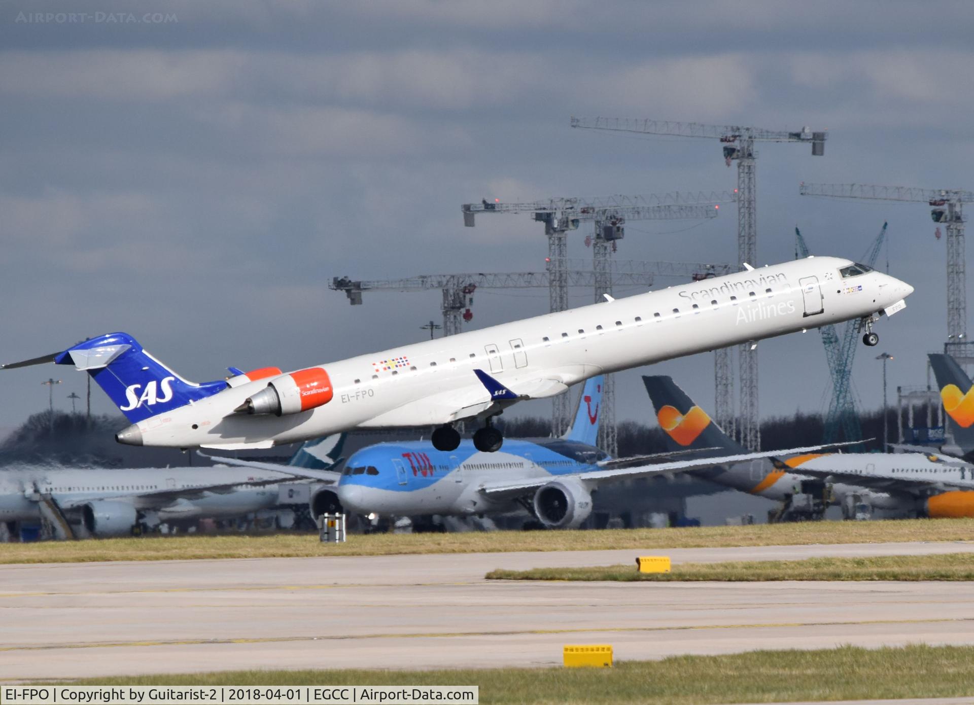 EI-FPO, 2017 Bombardier CRJ-900 (CL-600-2D24 C/N 15434, At Manchester