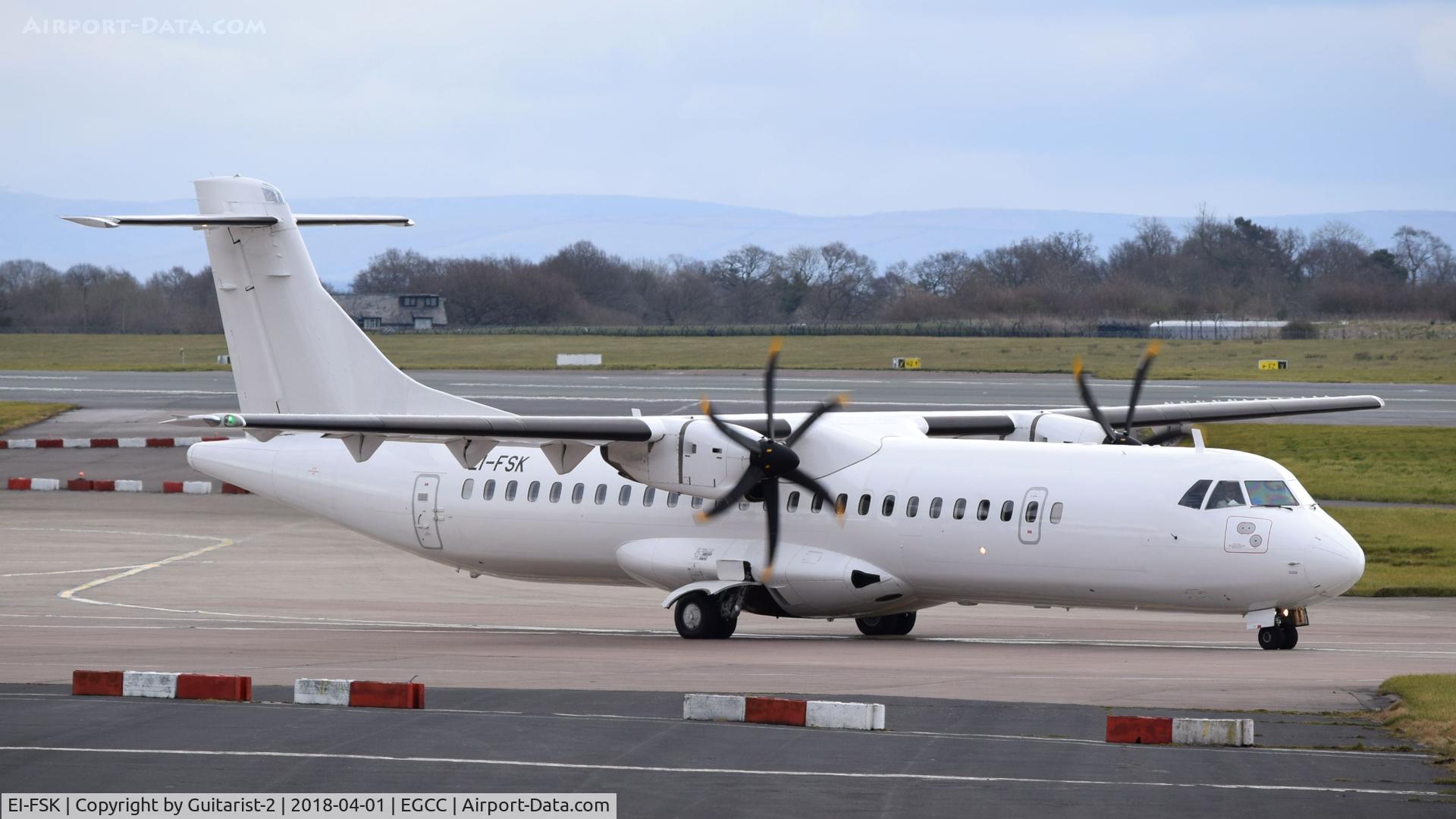 EI-FSK, 2016 ATR 72-212A C/N 1326, At Manchester