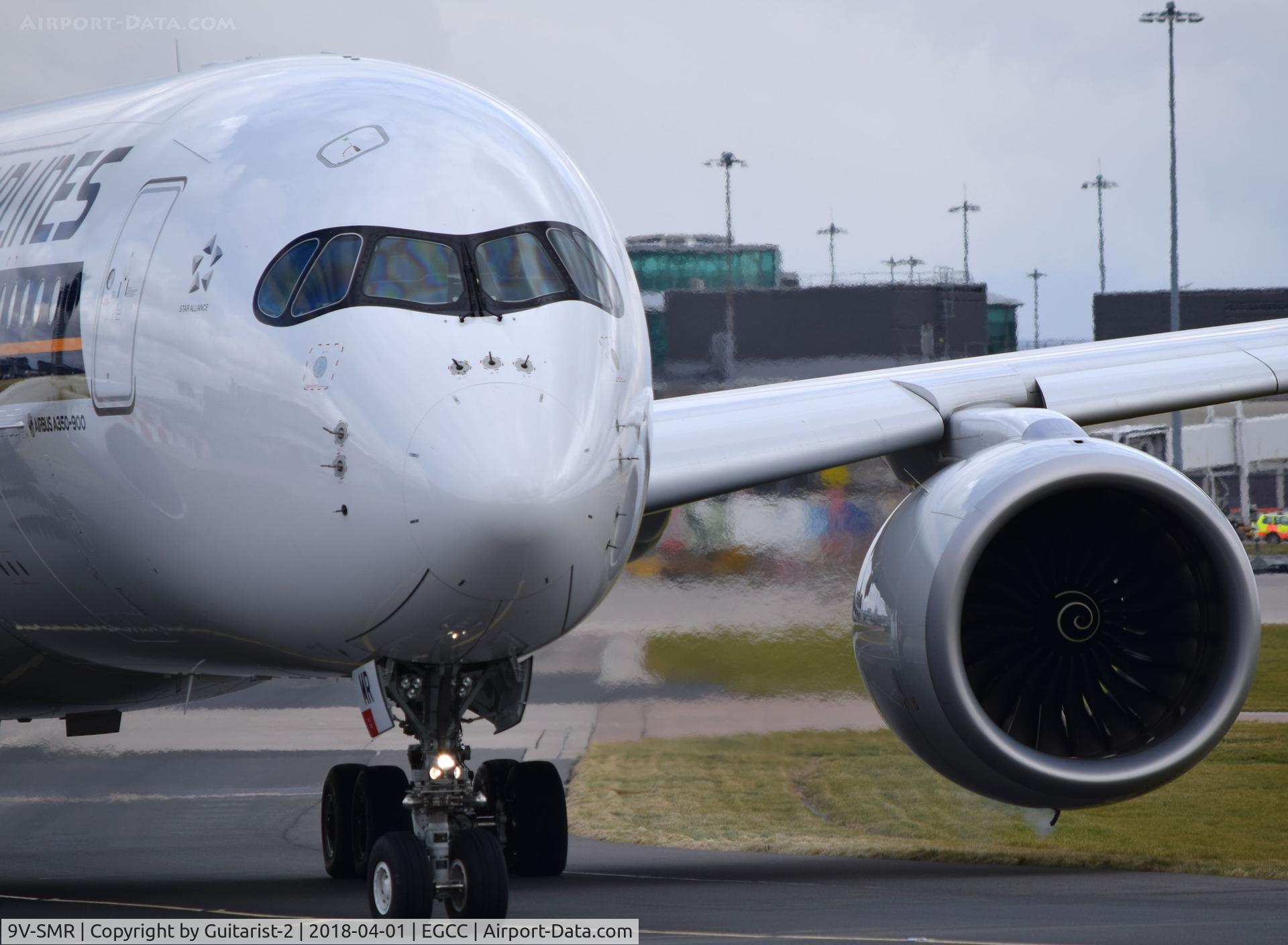 9V-SMR, 2017 Airbus A350-941 C/N 140, At Manchester