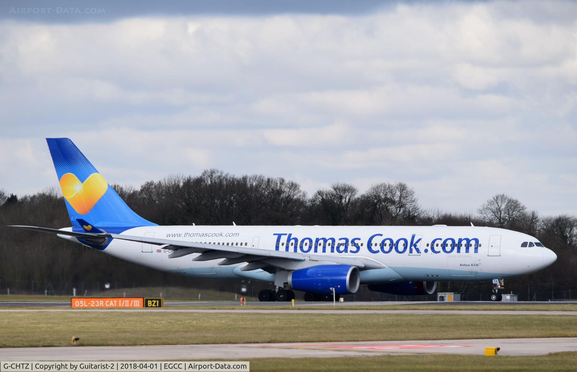 G-CHTZ, 2001 Airbus A330-243 C/N 398, At Manchester