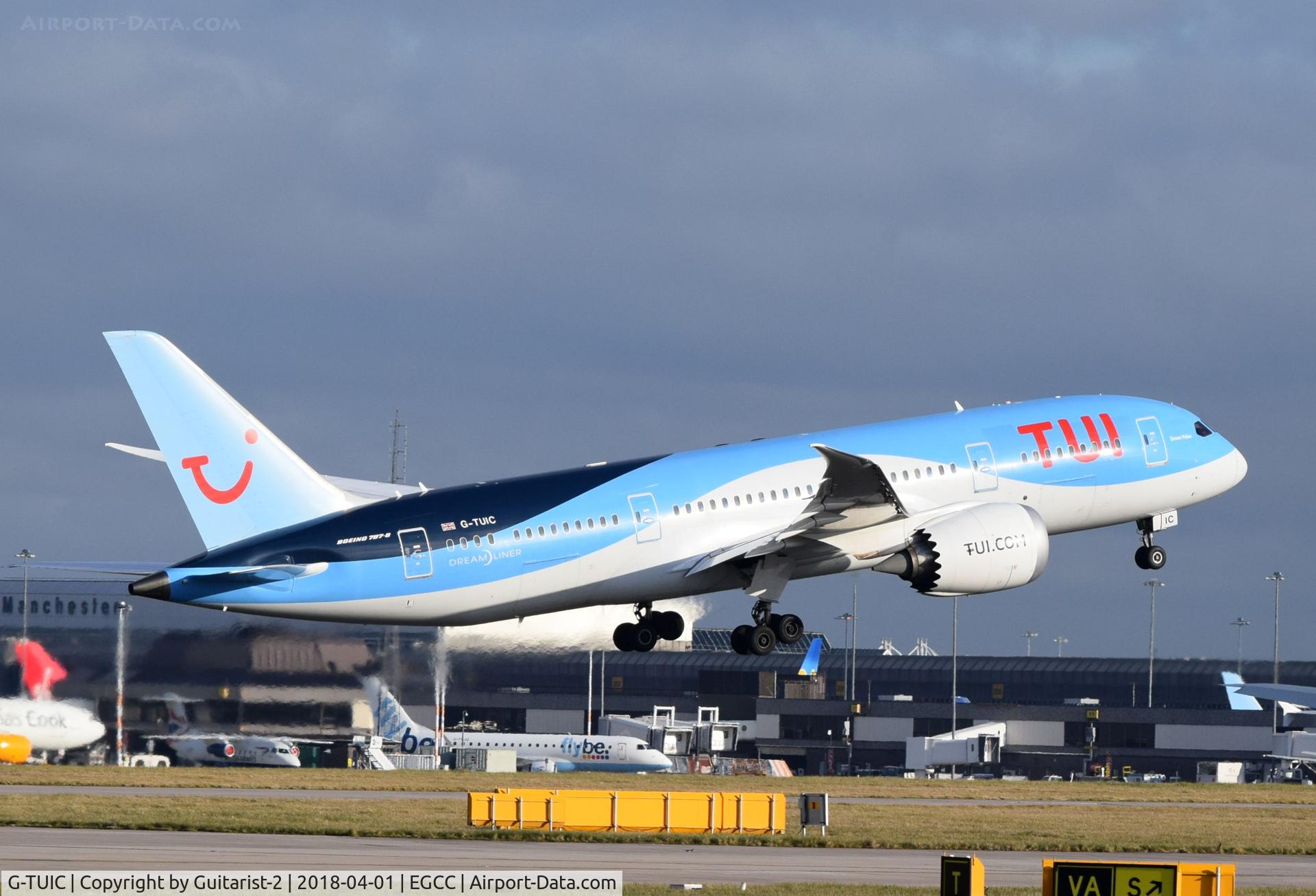 G-TUIC, 2013 Boeing 787-8 Dreamliner C/N 34424, At Manchester
