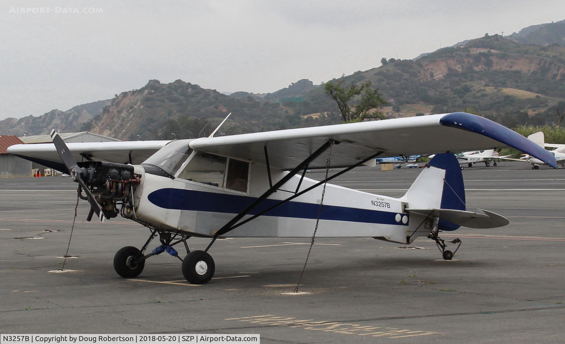N3257B, 1954 Piper PA-18-135 Super Cub C/N 18-3275, 1954 Piper PA-18-135 SUPER CUB, Lycoming O-320 uncowled upgrade, Highly modified for aerial advertising, Restricted class. See more earlier photos for details.