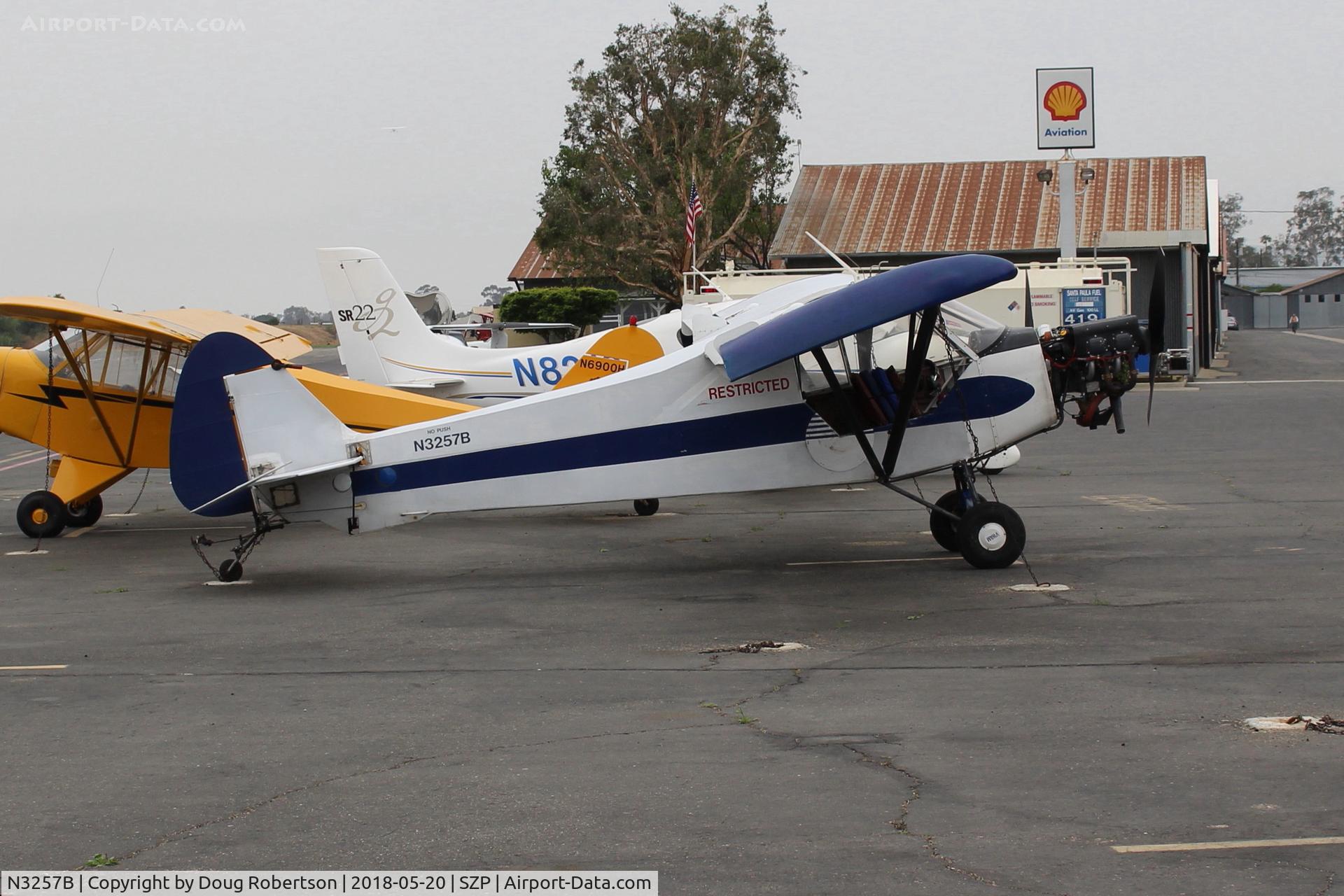 N3257B, 1954 Piper PA-18-135 Super Cub C/N 18-3275, 1954 Piper PA-18-135 SUPER CUB, Lycoming O-320 upgrade and other mods, Restricted Class, Aerial Advertising