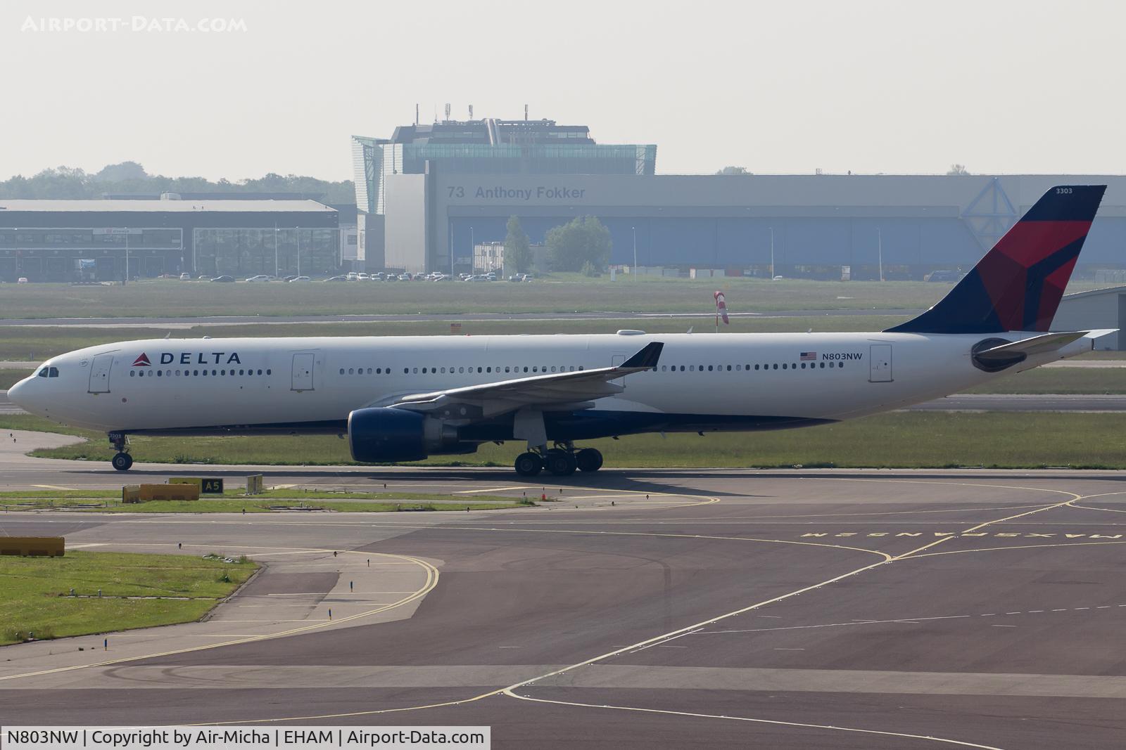 N803NW, 2003 Airbus A330-323 C/N 0542, Delta Air Lines