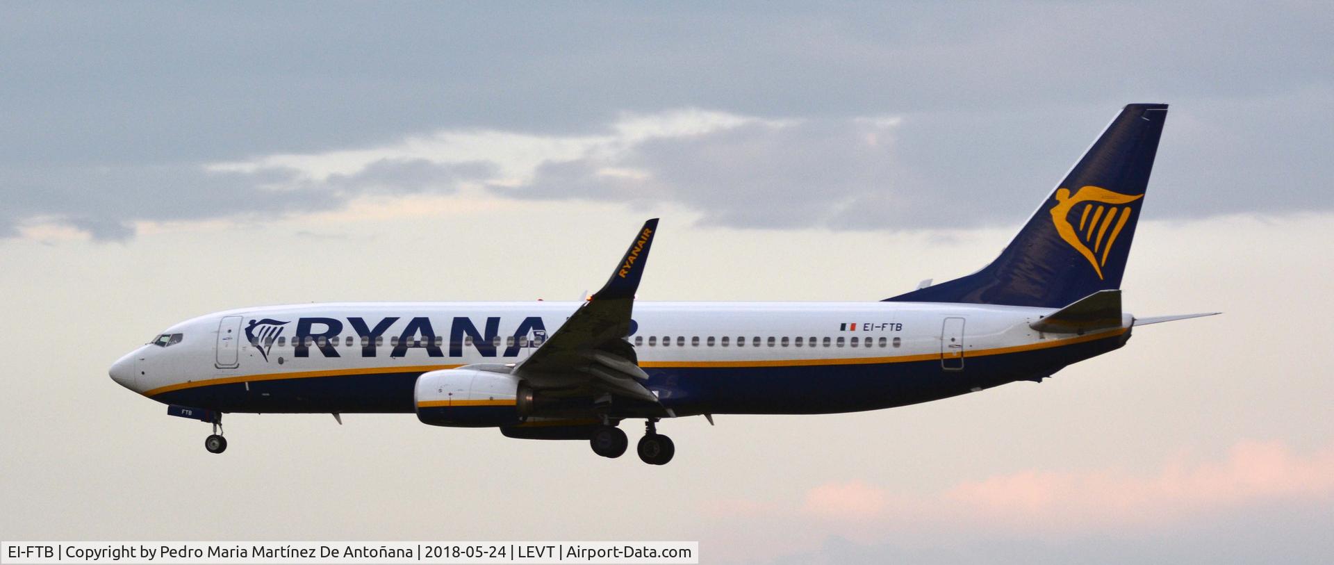 EI-FTB, 2016 Boeing 737-8AS C/N 44752, Foronda - Vitoria-Gasteiz - Euskadi - España