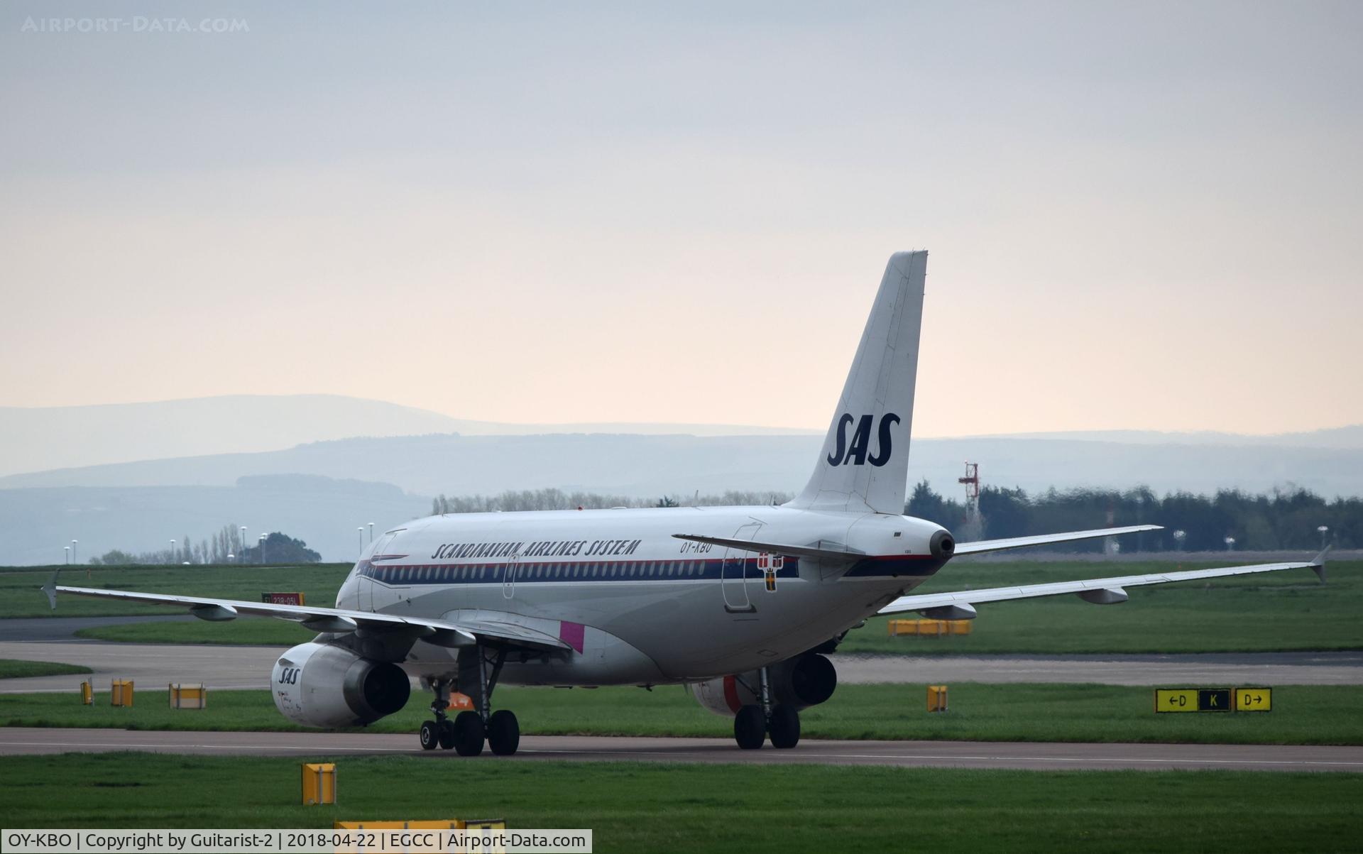 OY-KBO, 2006 Airbus A319-131 C/N 2850, At Manchester