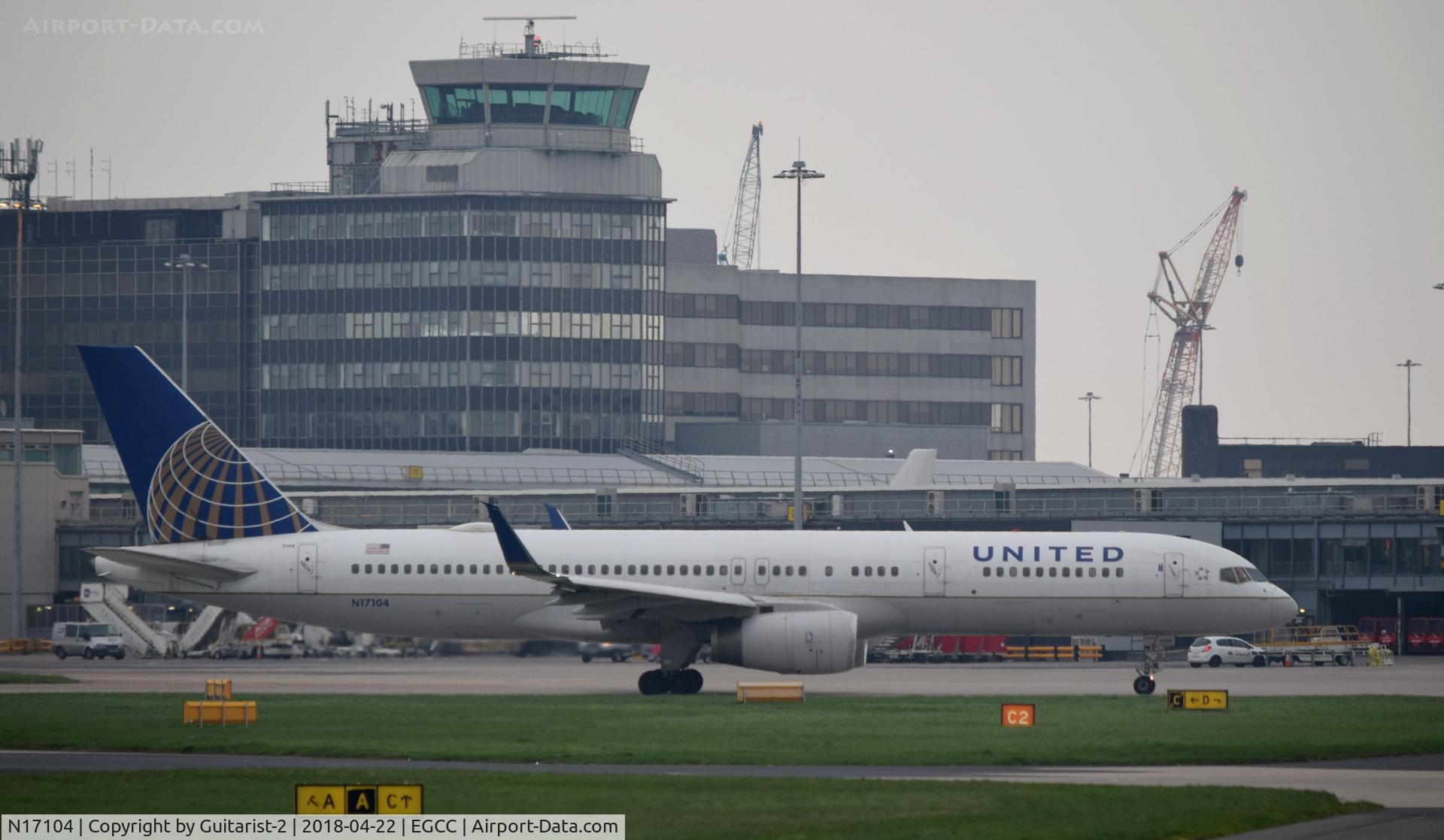 N17104, 1994 Boeing 757-224 C/N 27294, At Manchester