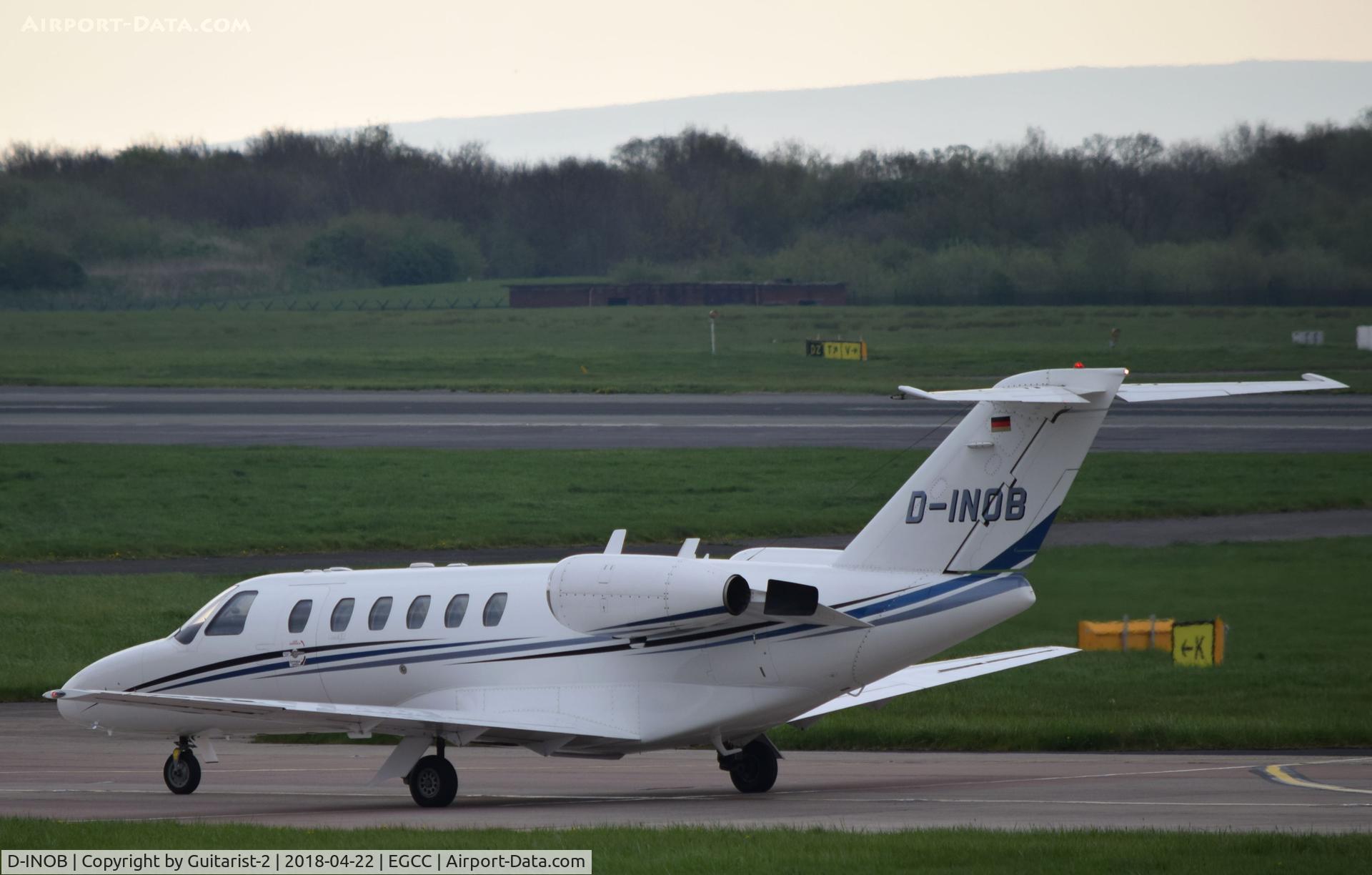 D-INOB, 2004 Cessna 525A CitationJet CJ2 C/N 525A-0196, At Manchester