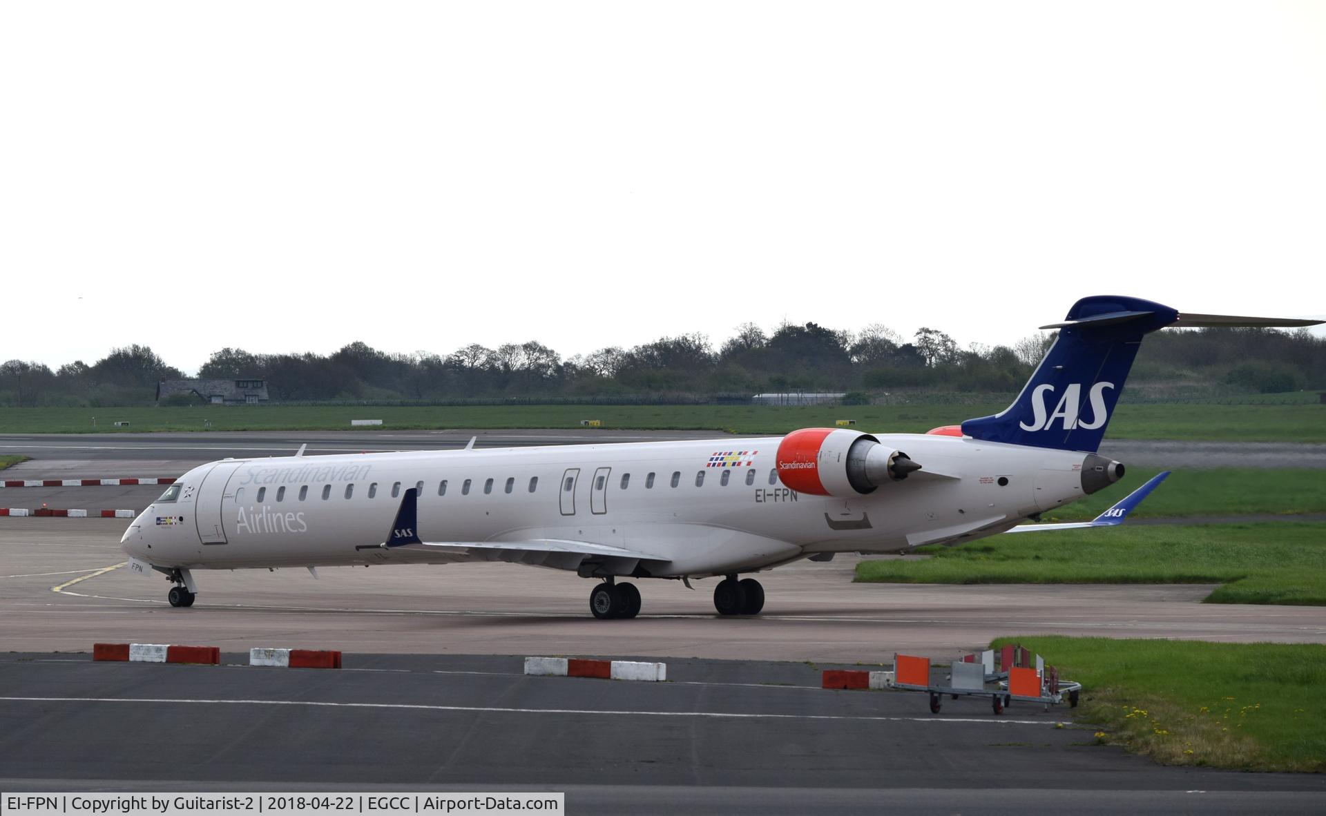 EI-FPN, 2017 Bombardier CRJ-900 (CL-600-2D24) C/N 15433, At Manchester