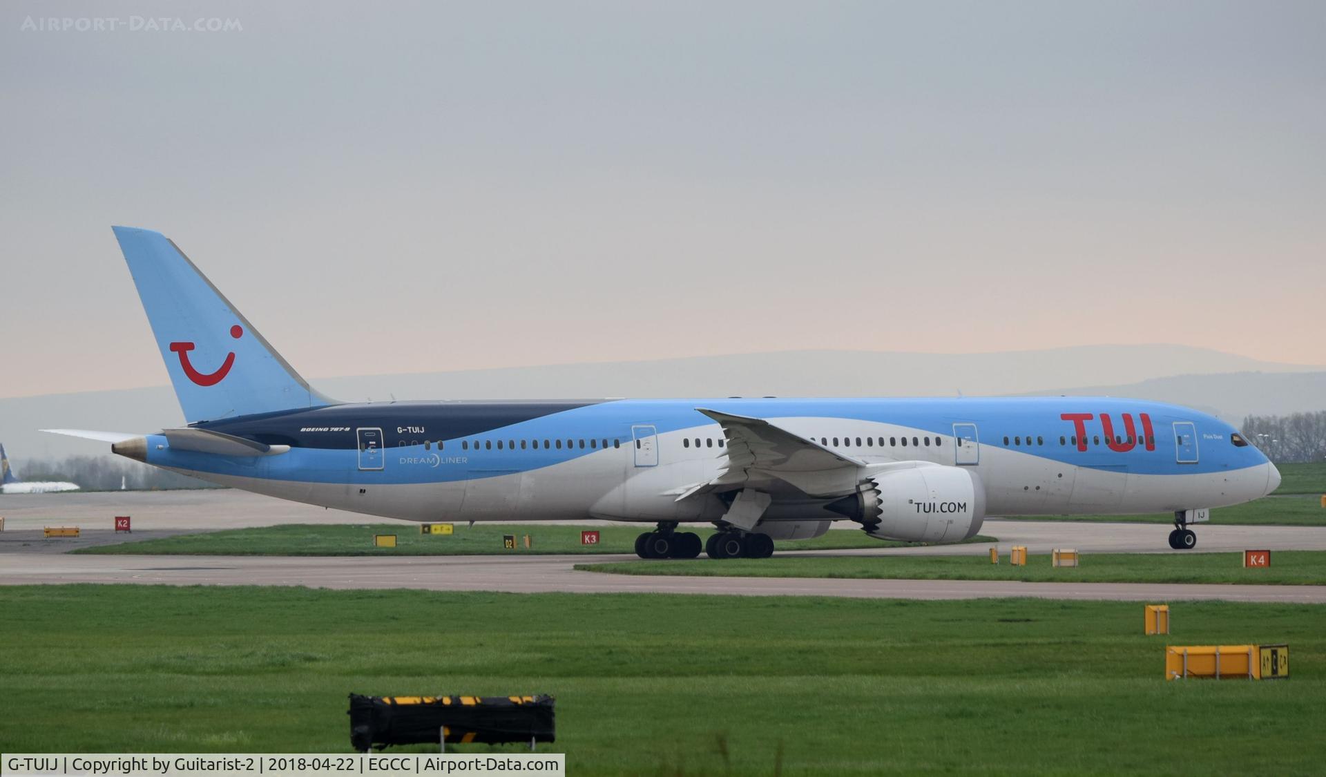G-TUIJ, 2016 Boeing 787-9K5 Dreamliner C/N 44578, At Manchester